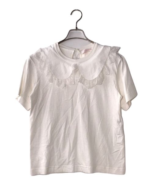 中古・古着通販】SEE BY CHLOE (シーバイクロエ) レース襟Tシャツ