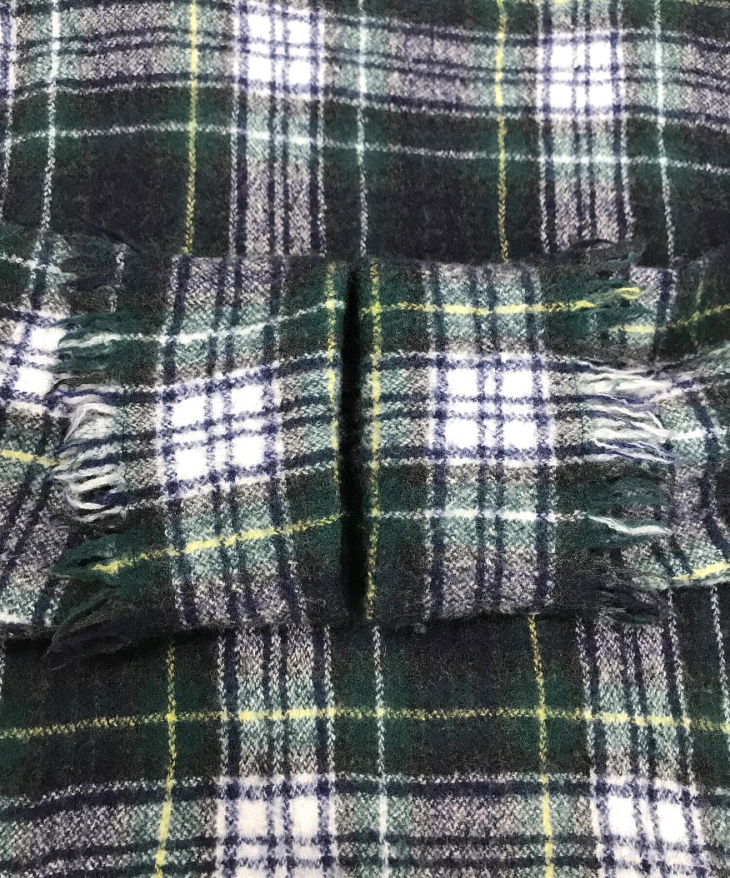 45R インドネルのハーフボタンワンピース チェック 綿 45rpm グリーン 45R インドネル ワンピース 45R インドネルのハーフボタンワンピース