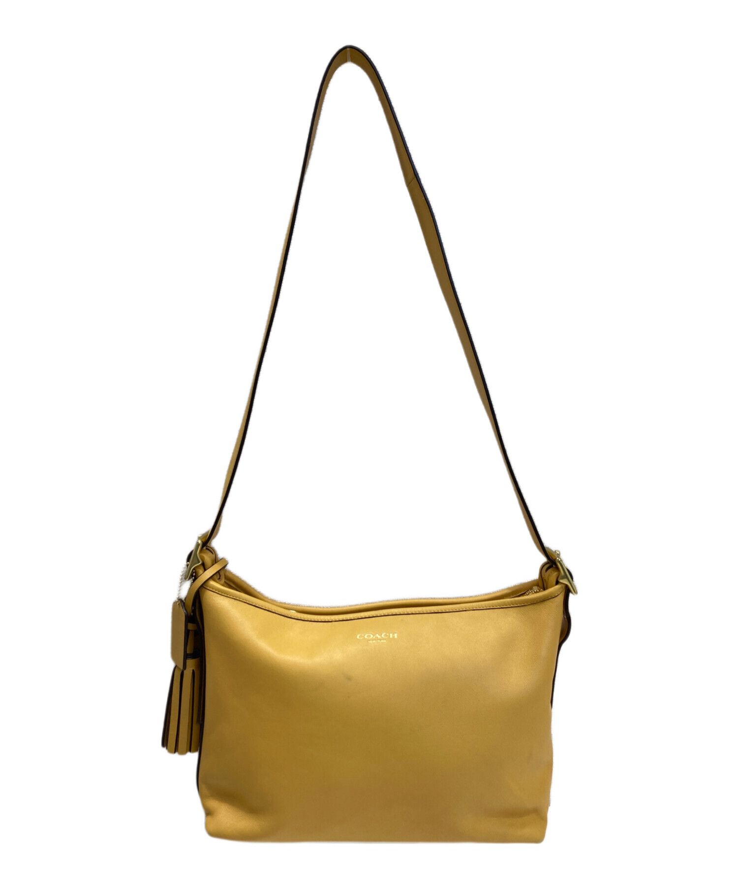 中古・古着通販】COACH (コーチ) ショルダーバッグ イエロー｜ブランド 