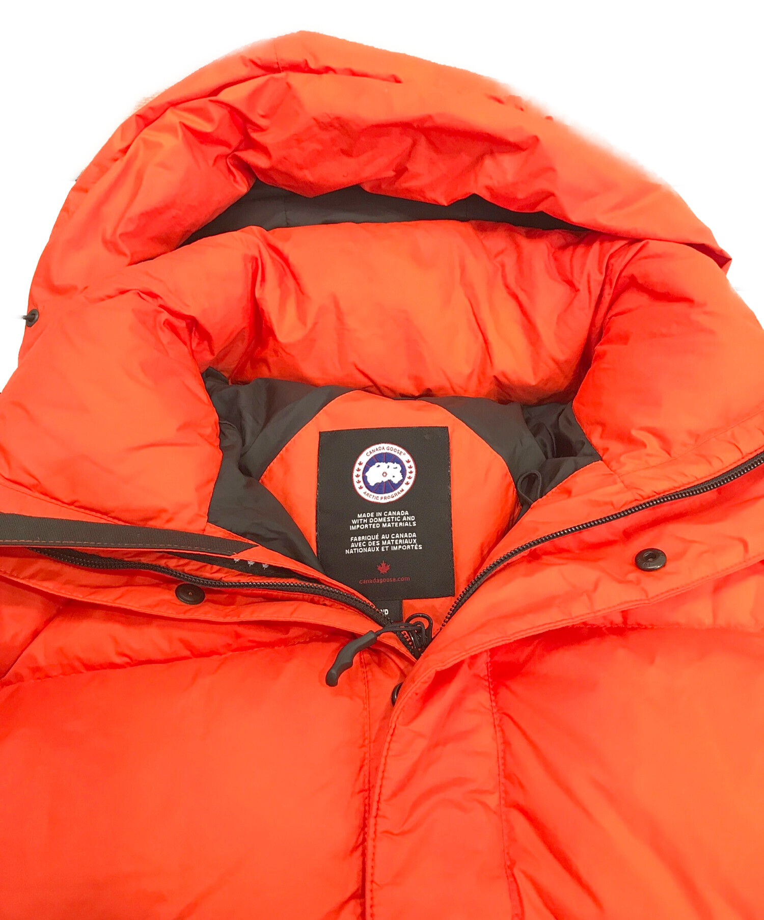中古・古着通販】CANADA GOOSE (カナダグース) ダウンコート オレンジ