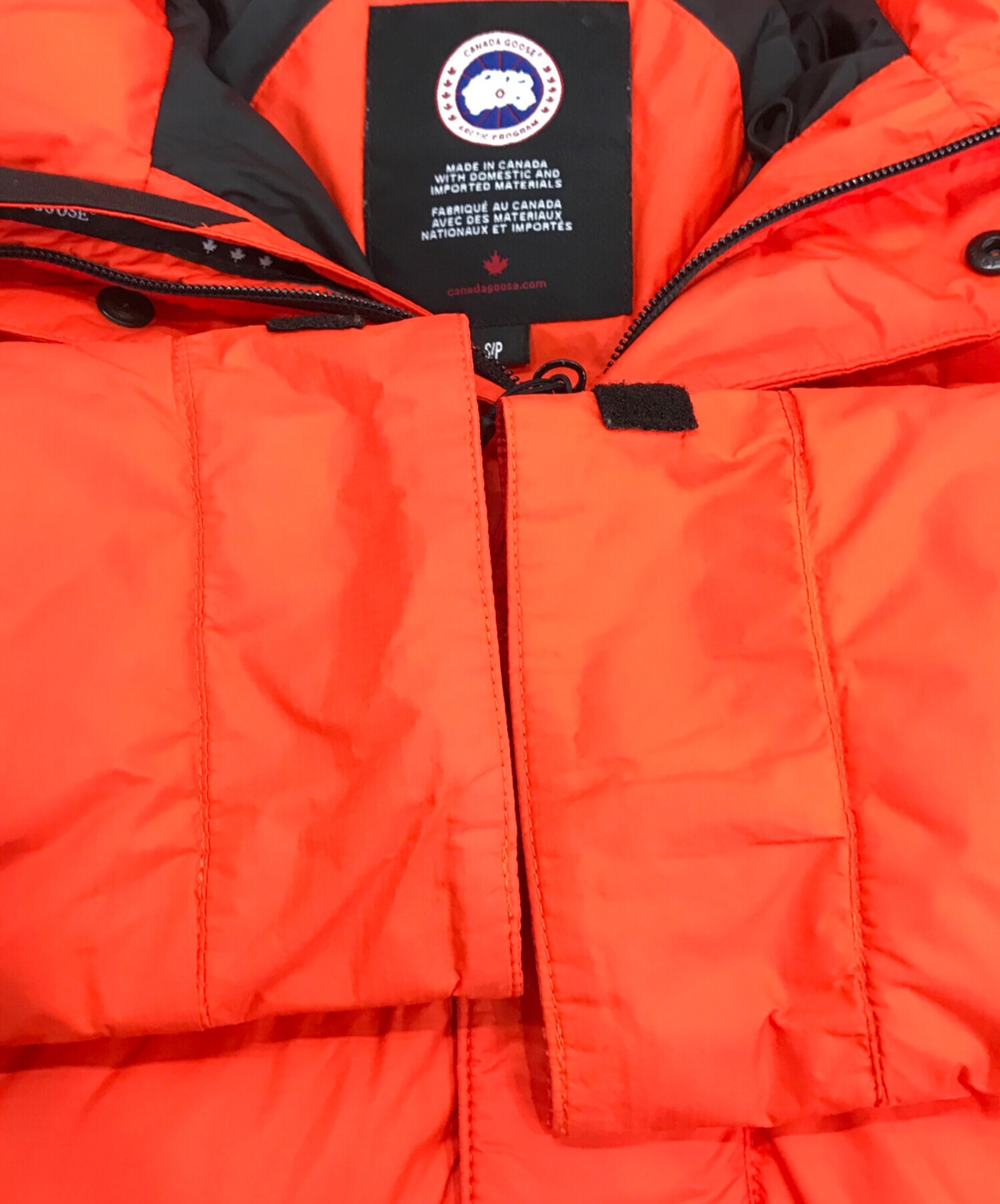 中古・古着通販】CANADA GOOSE (カナダグース) ダウンコート オレンジ