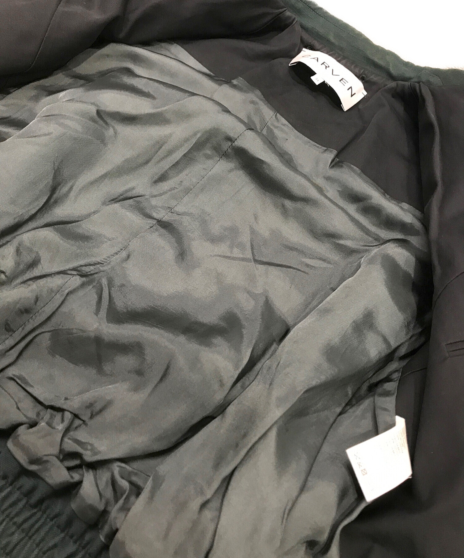 中古・古着通販】CARVEN (カルヴェン) Ruffle Pockets Quilted Crop