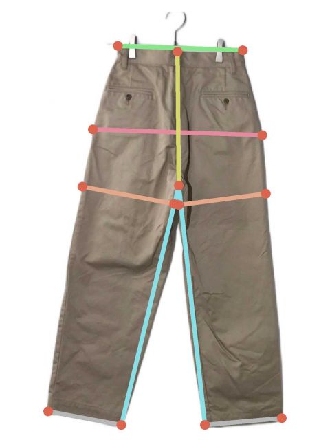 A*u様 【未使用タグ付き】CIOTA ベージュ チノパン サイズ5 中古・古着通販】CIOTA (シオタ) スビンコットンウエポン