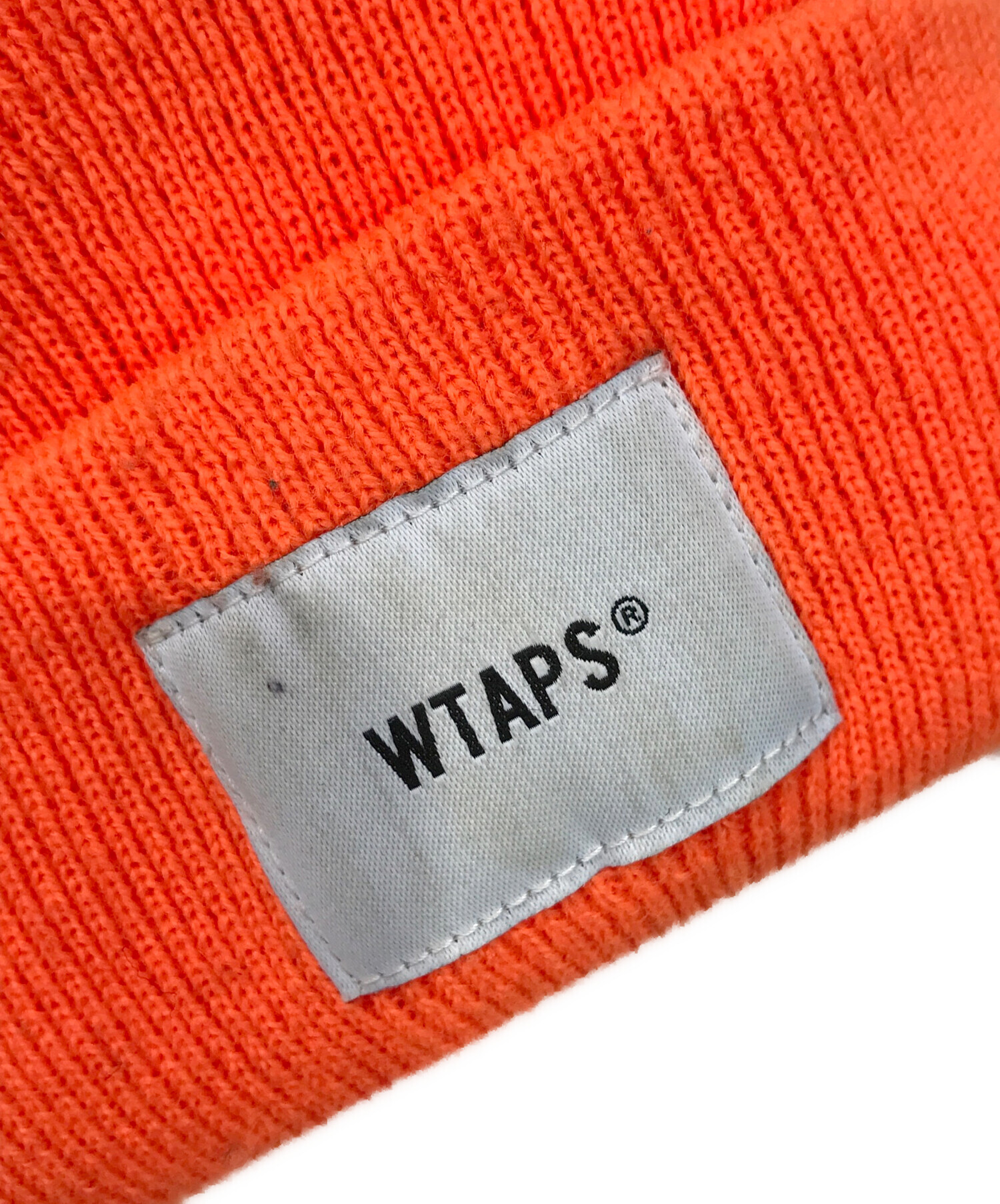 中古・古着通販】WTAPS (ダブルタップス) ニット帽 オレンジ｜ブランド