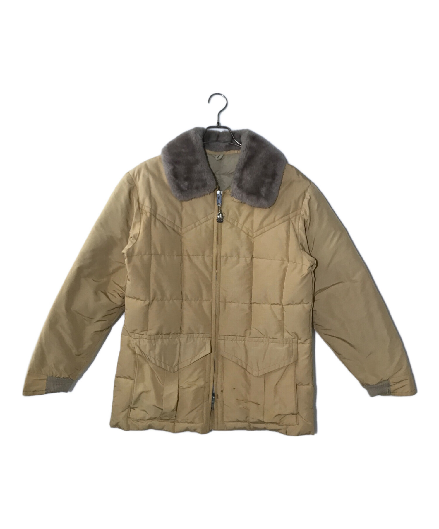 中古・古着通販】comfy (コンフィー) ダウンジャケット ベージュ 