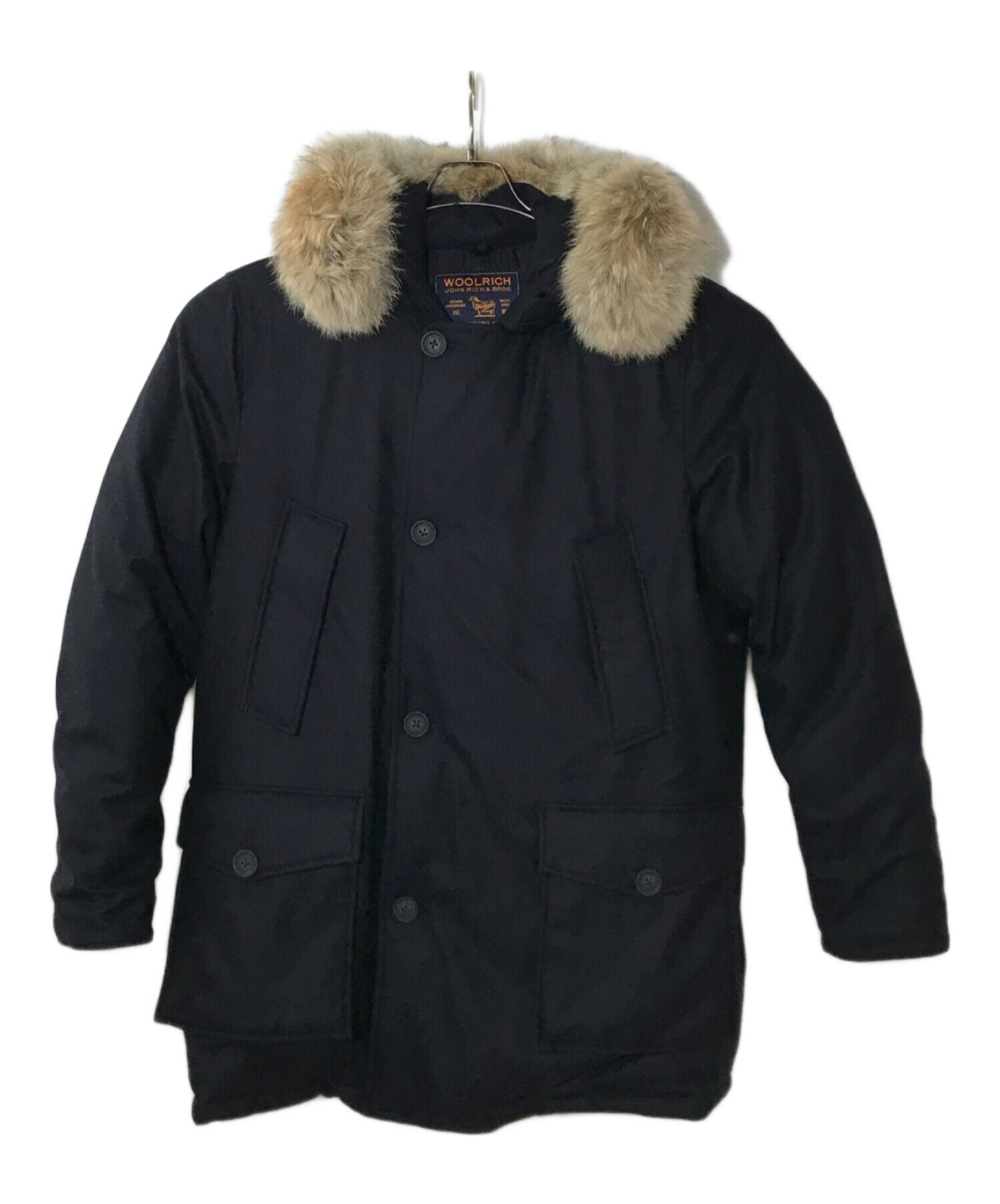 中古・古着通販】WOOLRICH (ウールリッチ) ダウンジャケット ネイビー 
