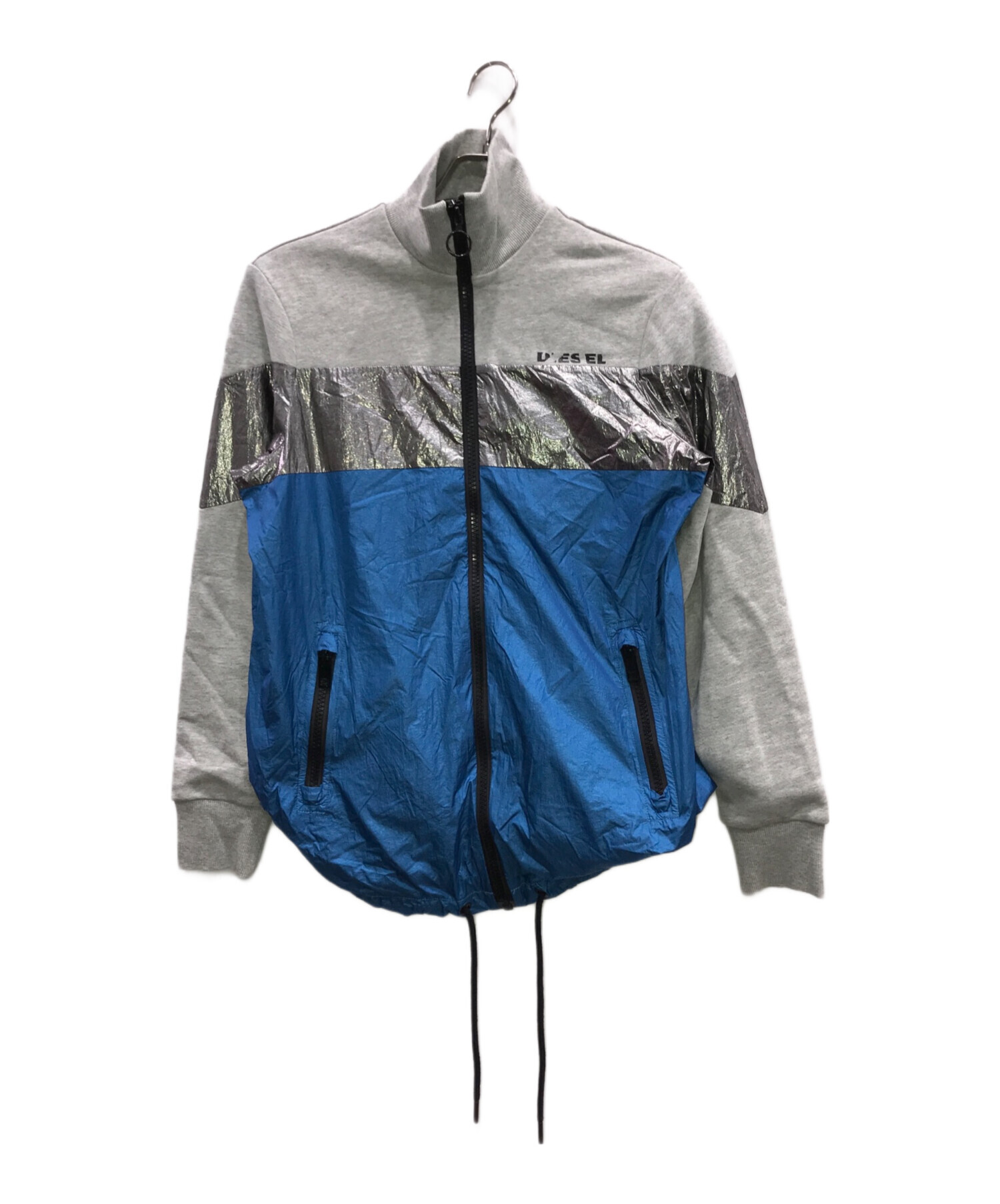 中古・古着通販】DIESEL (ディーゼル) ジャケット グレー×ブルー 