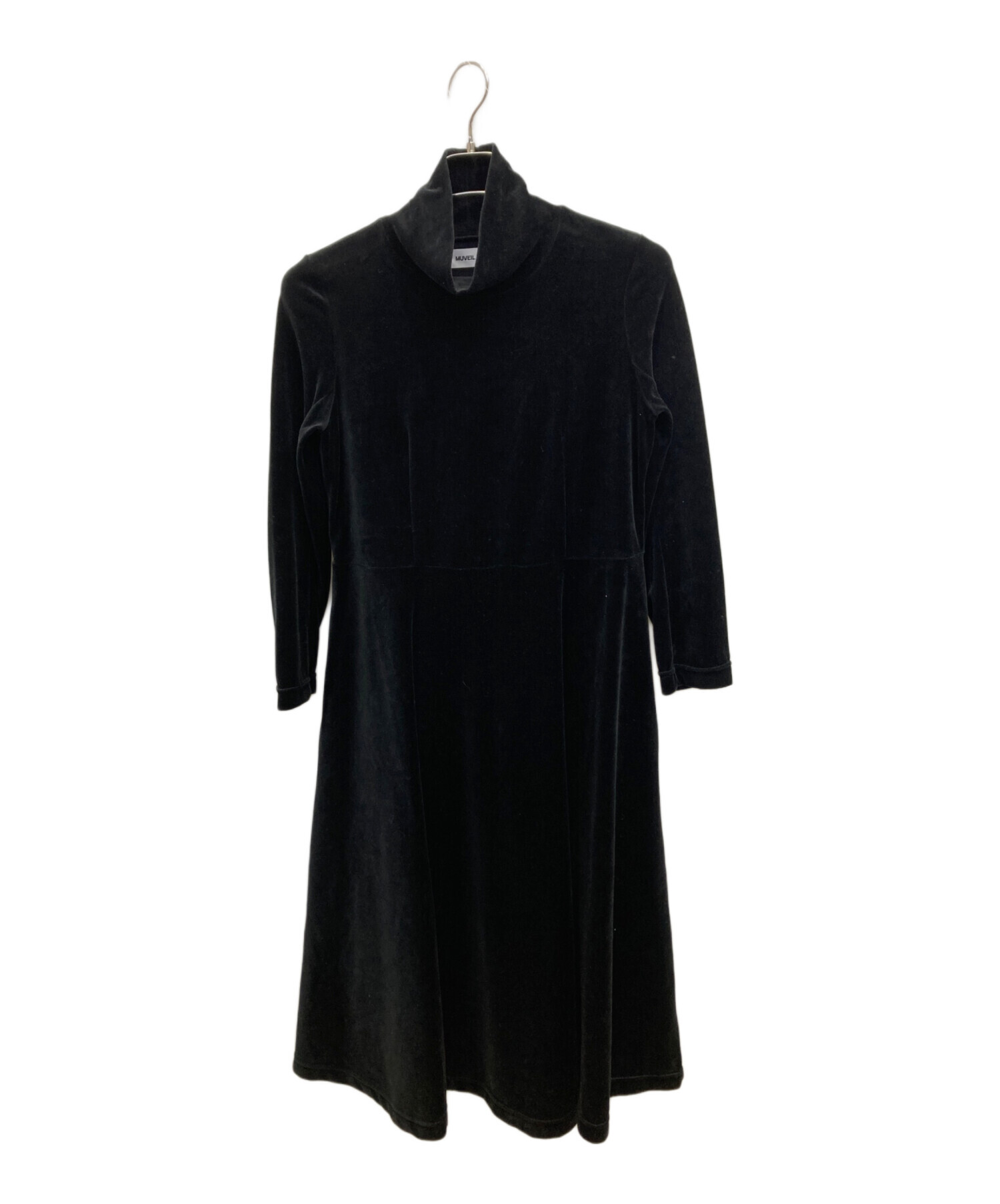 中古・古着通販】MUVEIL Work (ミュベールワーク) ベロアワンピース 