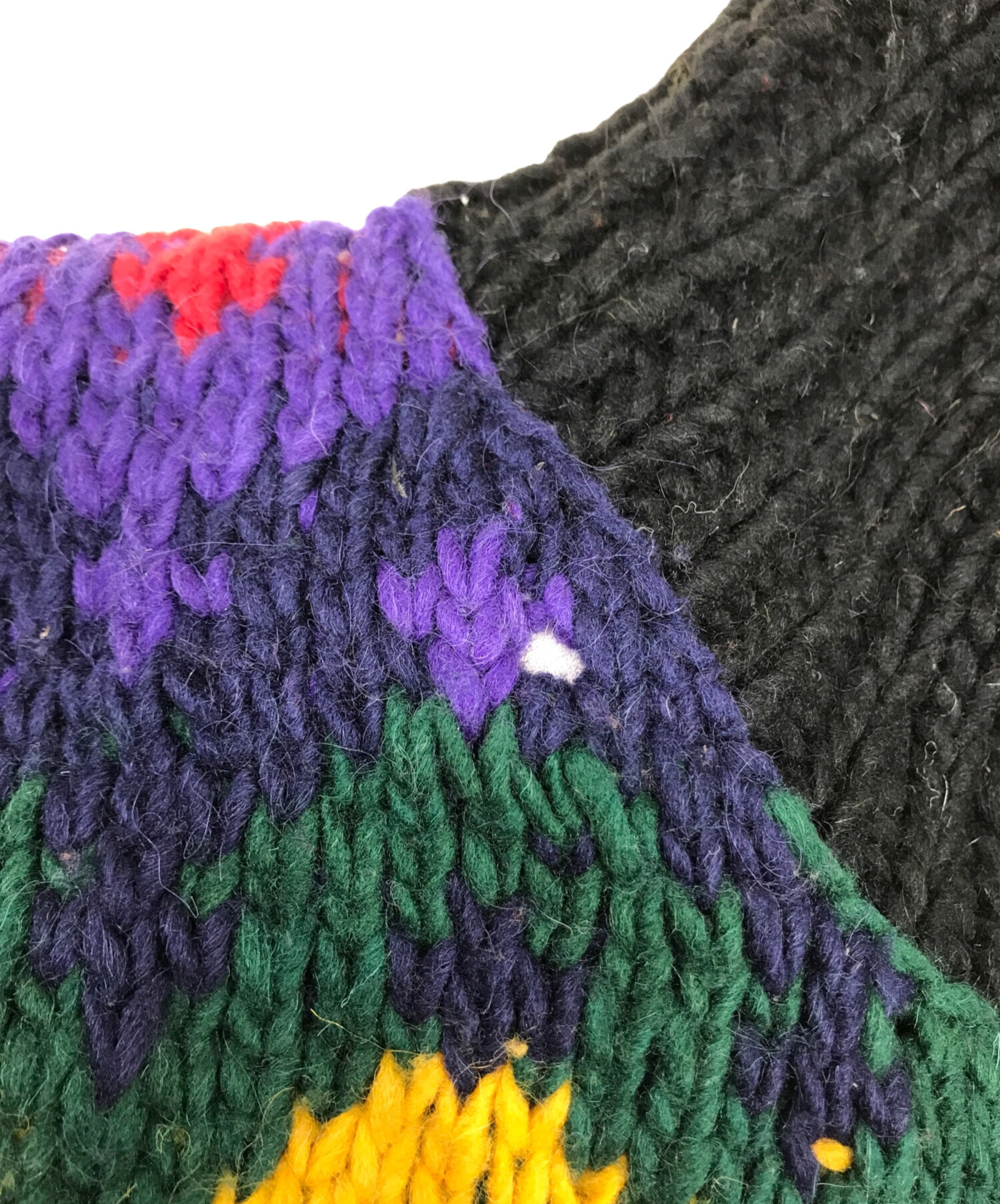 中古・古着通販】PACHAMAMA (パチャママ) ニットカーディガン マルチ