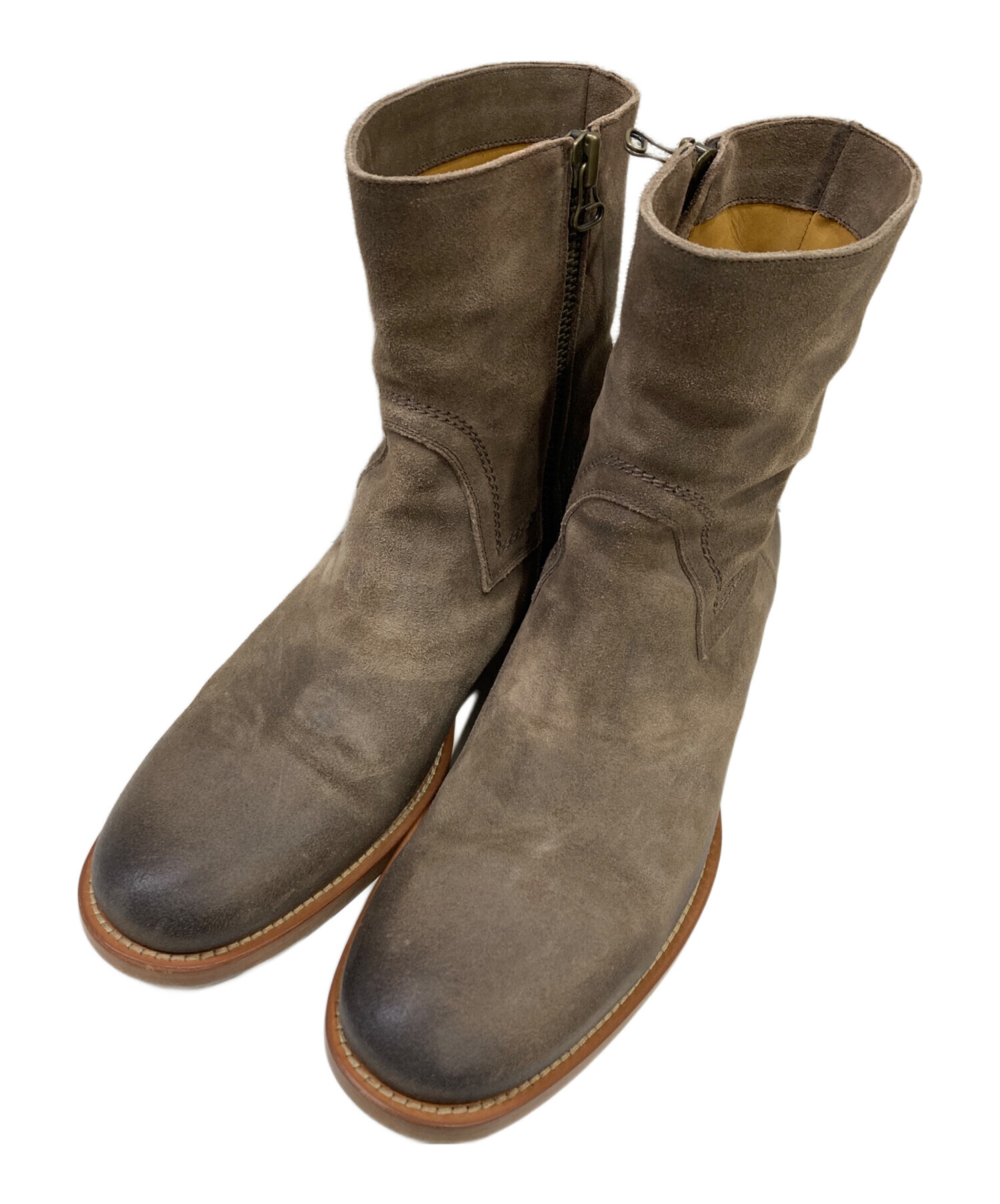 rpg501　新品未使用　ブッテロブーツ　ブラウン　42 中古・古着通販】BUTTERO (ブッテロ) サイドジップブーツ