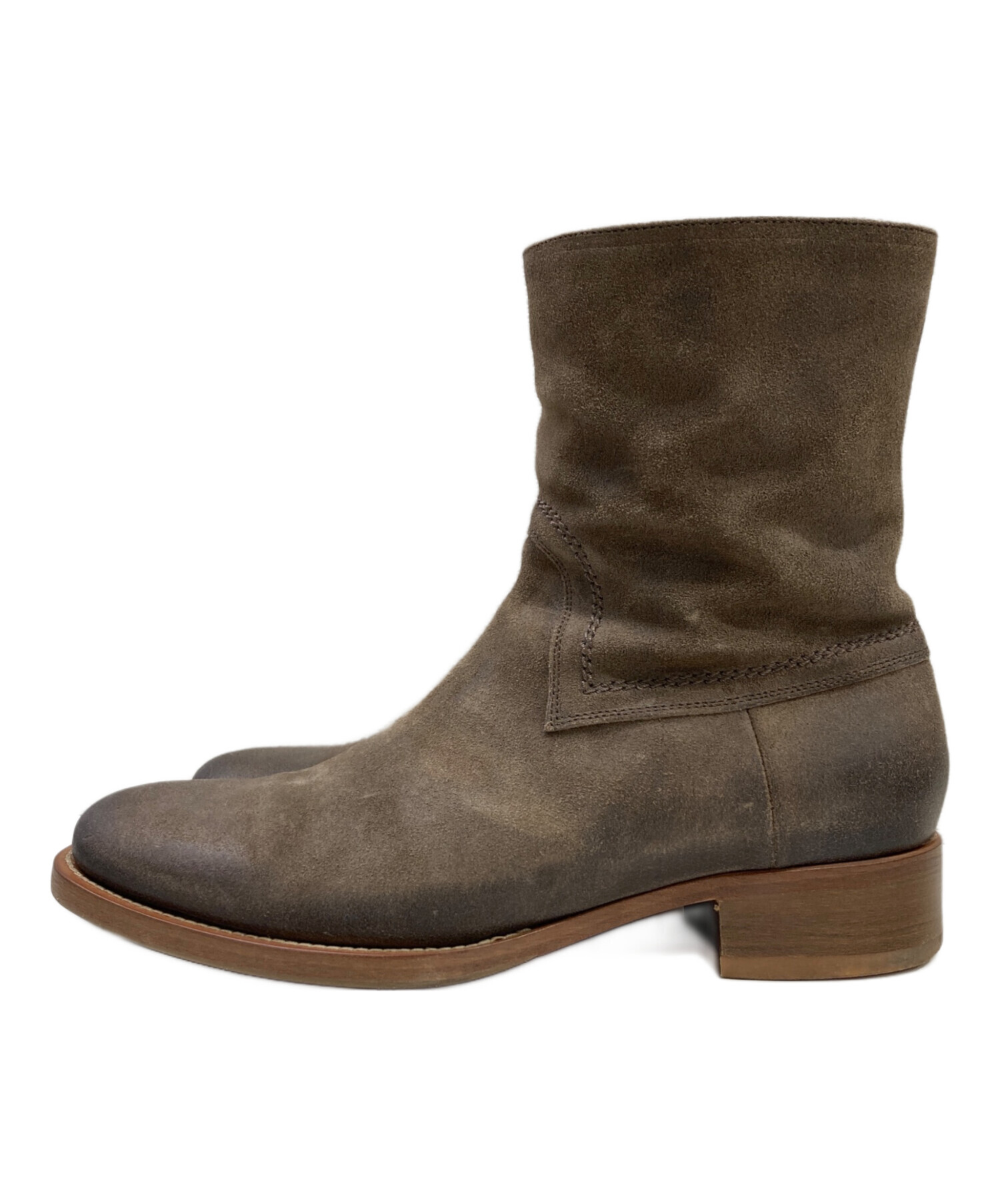 rpg501　新品未使用　ブッテロブーツ　ブラウン　42 中古・古着通販】BUTTERO (ブッテロ) サイドジップブーツ