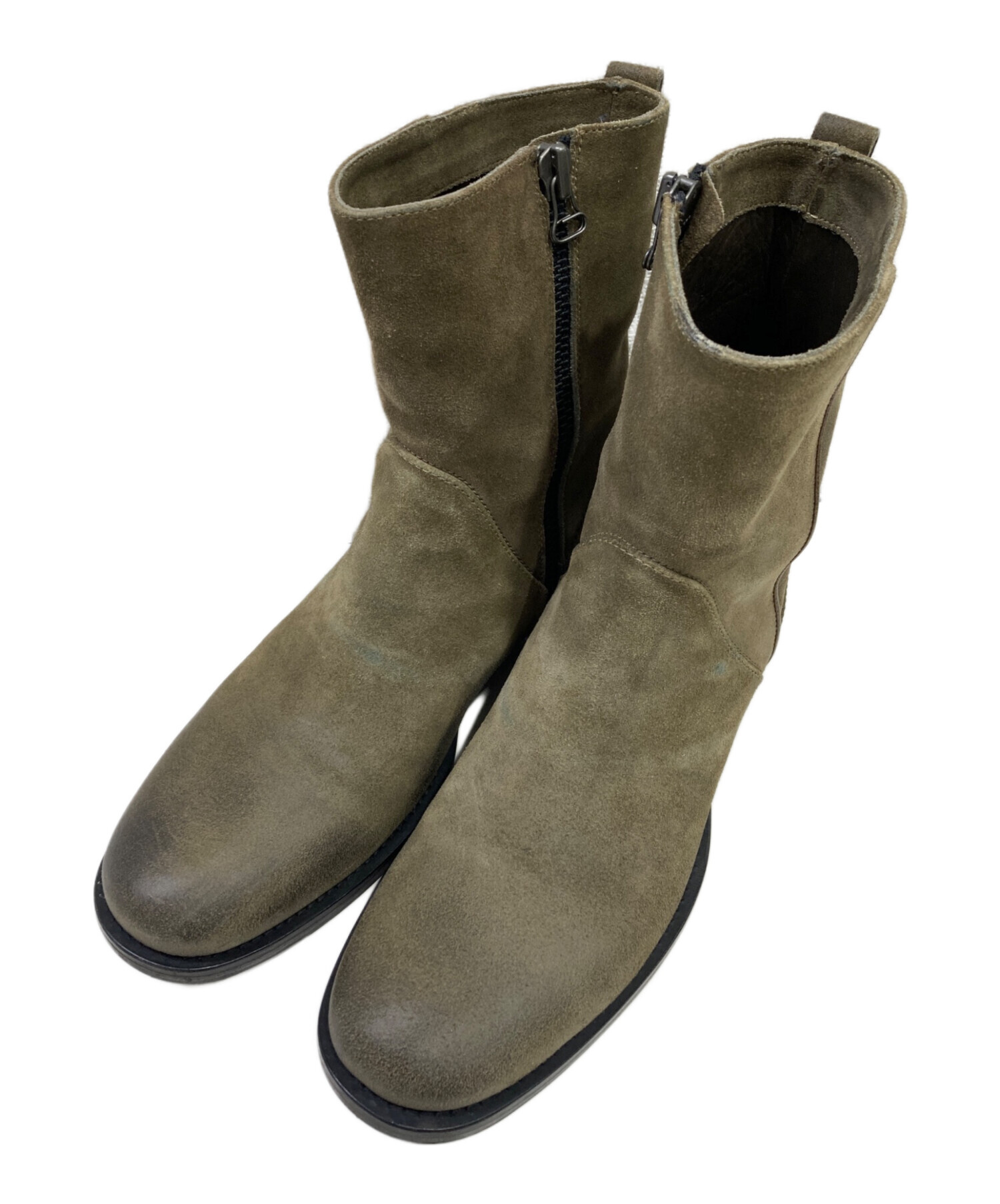 中古・古着通販】BUTTERO (ブッテロ) サイドジップブーツ ブラウン