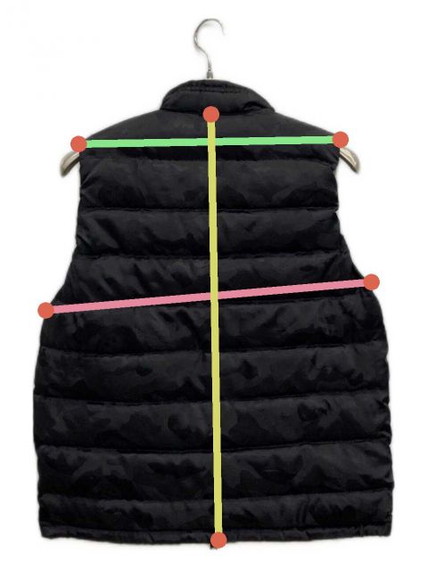 中古・古着通販】MARK&LONA (マークアンドロナ) ダウンベスト ブラック