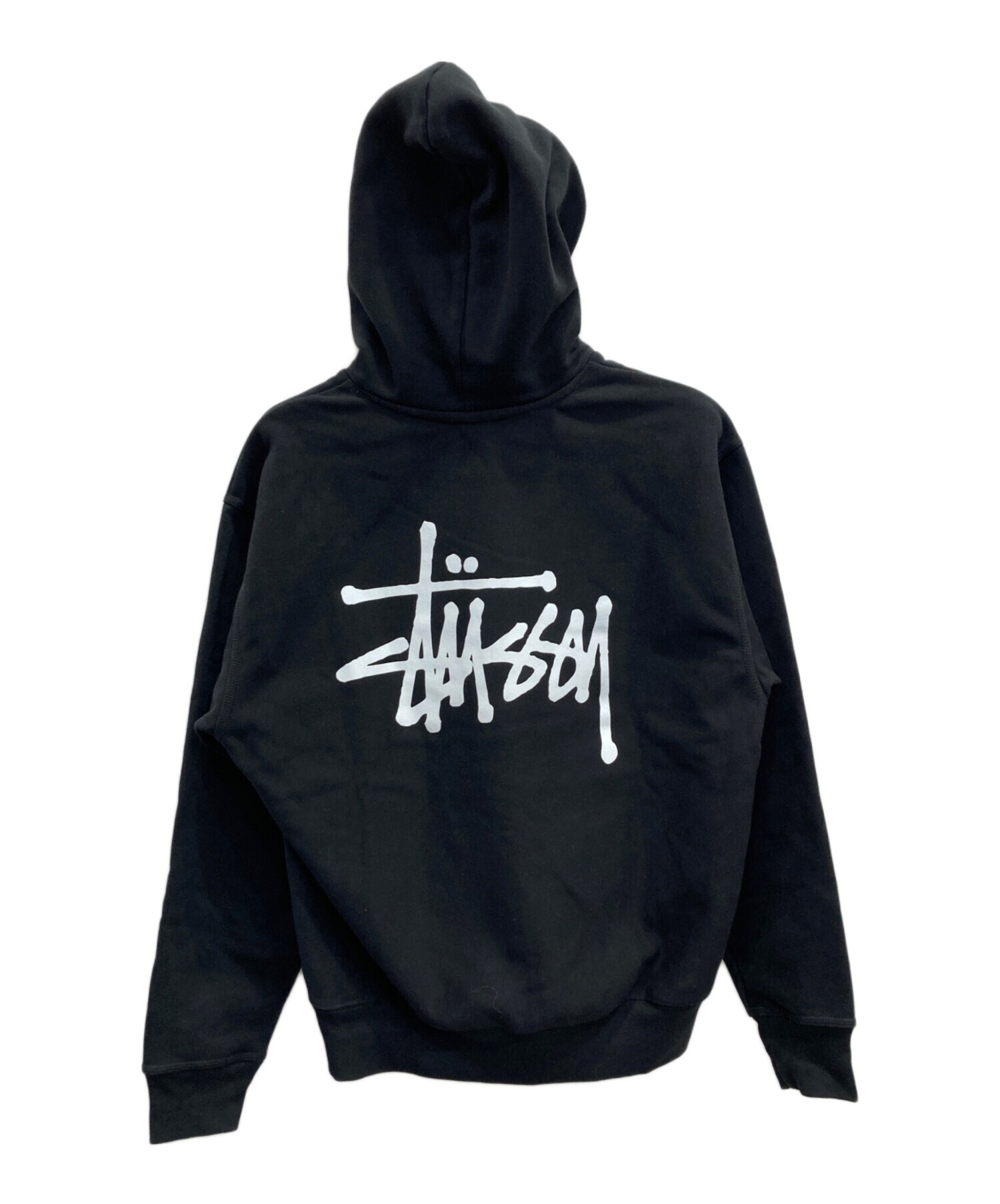 Stussy ブラック ダイスパーカー Mサイズ 中古・古着通販】stussy (ステューシー) ロゴパーカー ブラック
