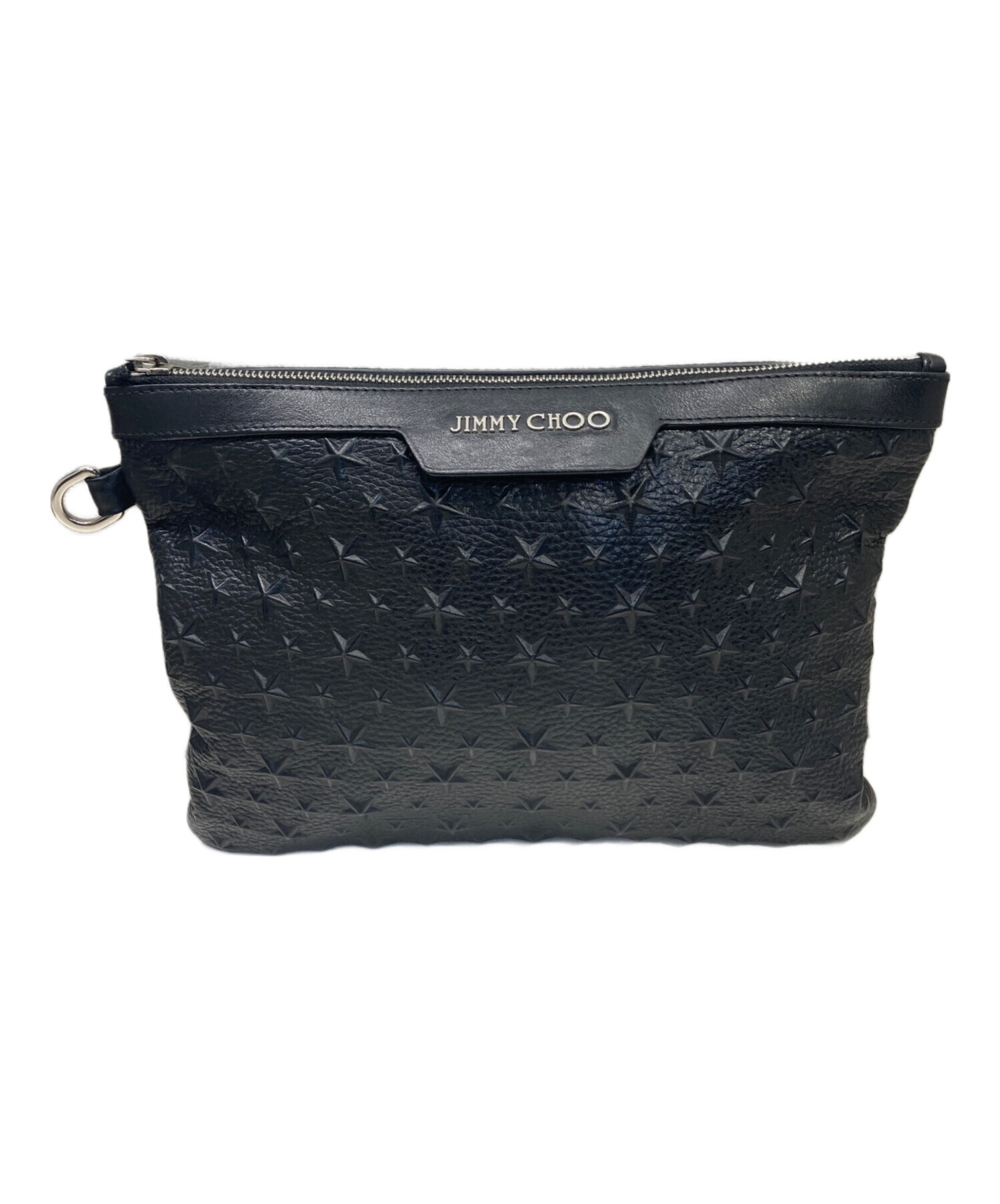 中古・古着通販】JIMMY CHOO (ジミーチュウ) クラッチバッグ ブラック 