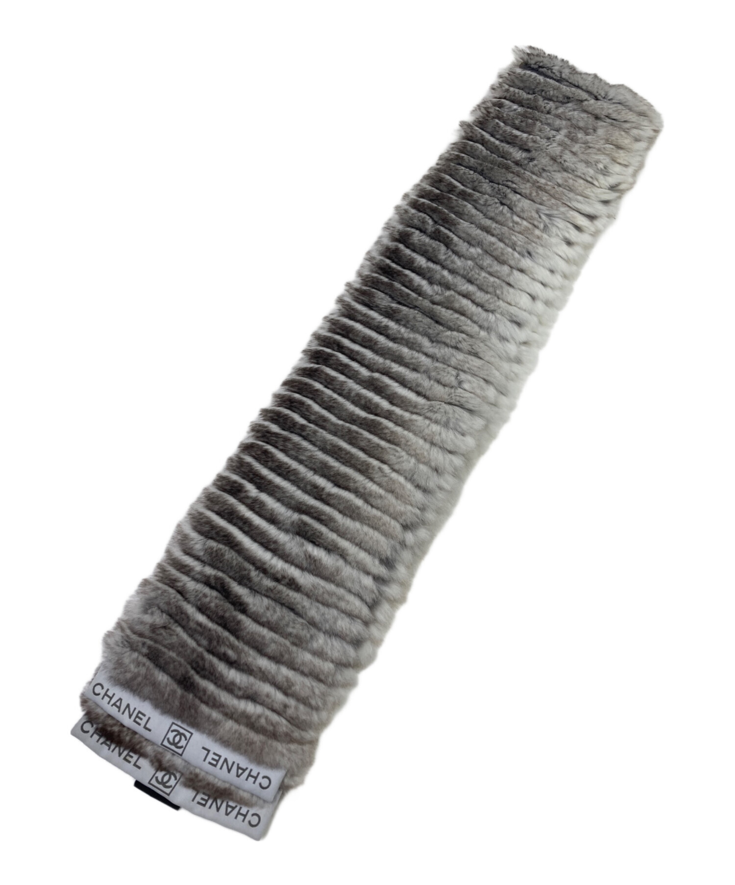 中古・古着通販】CHANEL (シャネル) オリラグファーマフラー ブラウン