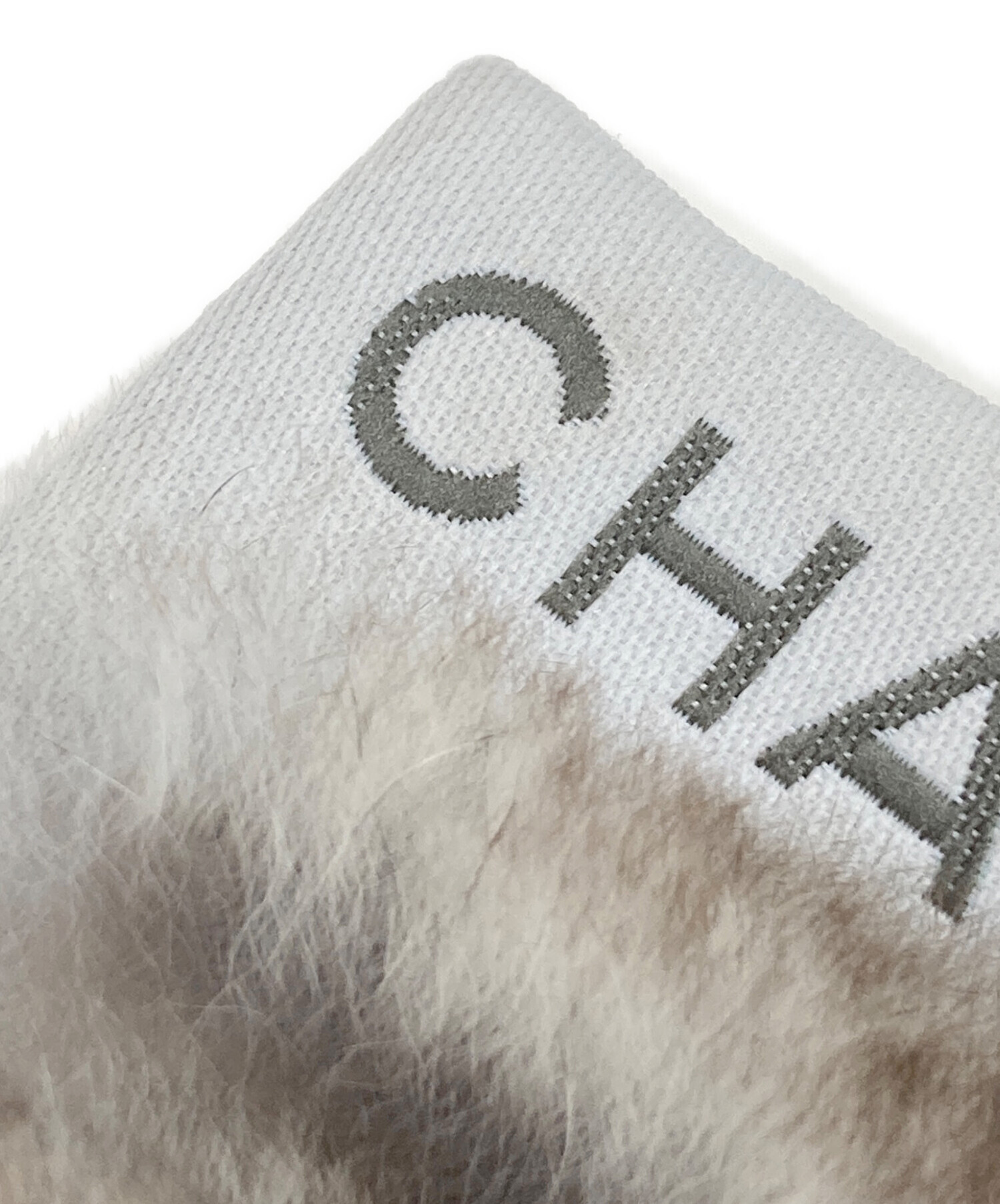 中古・古着通販】CHANEL (シャネル) オリラグファーマフラー ブラウン