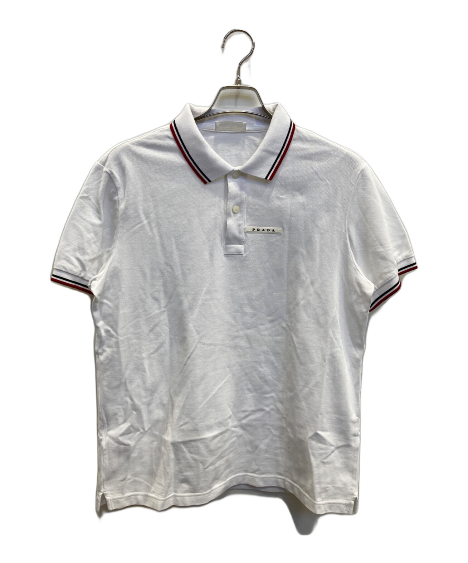 PRADA SPORTS プラダスポーツ ポロシャツ 中古・古着通販】PRADA SPORTS (プラダスポーツ) ポロシャツ ホワイト