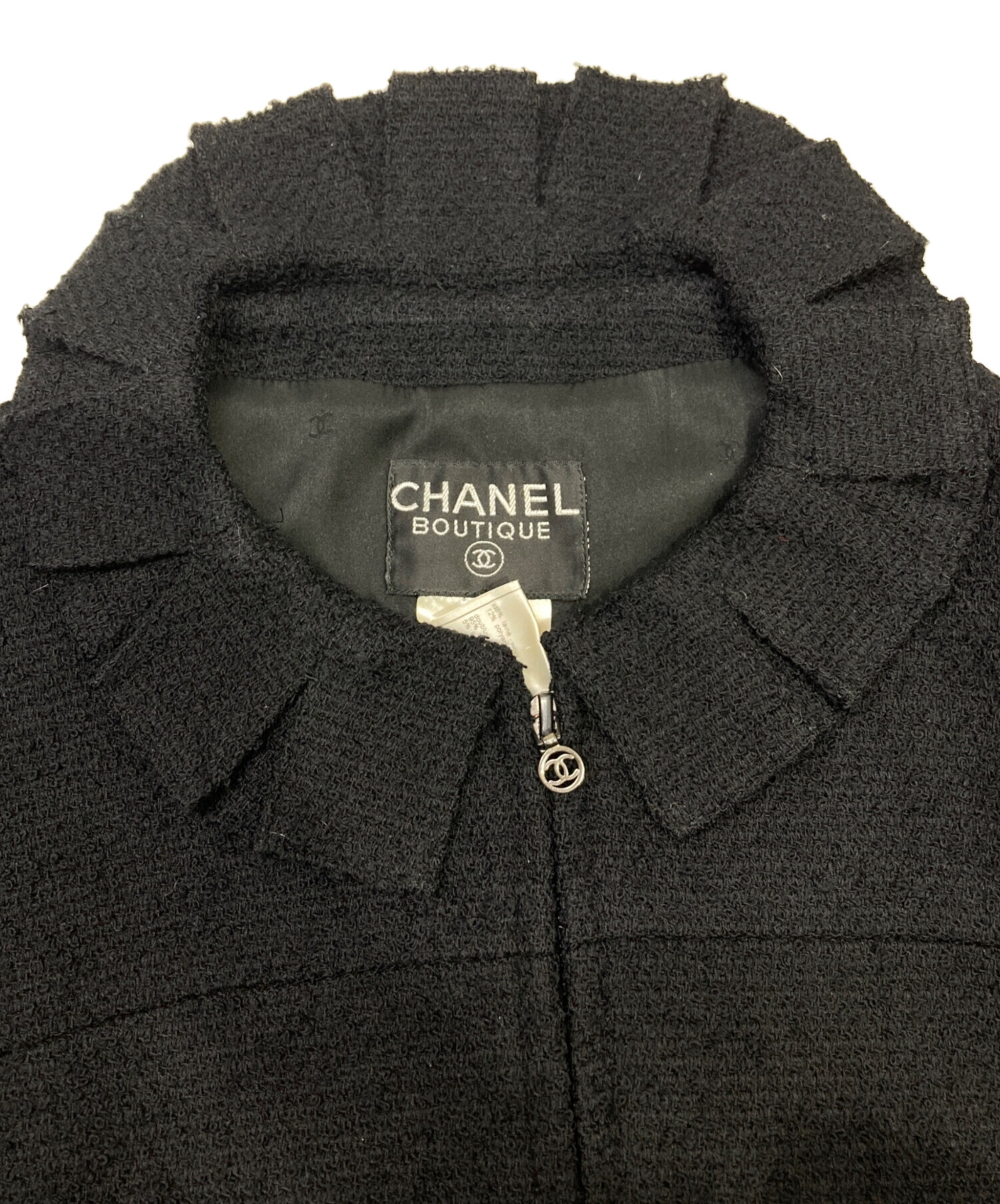 中古・古着通販】CHANEL (シャネル) ココボタンツイードセットアップ