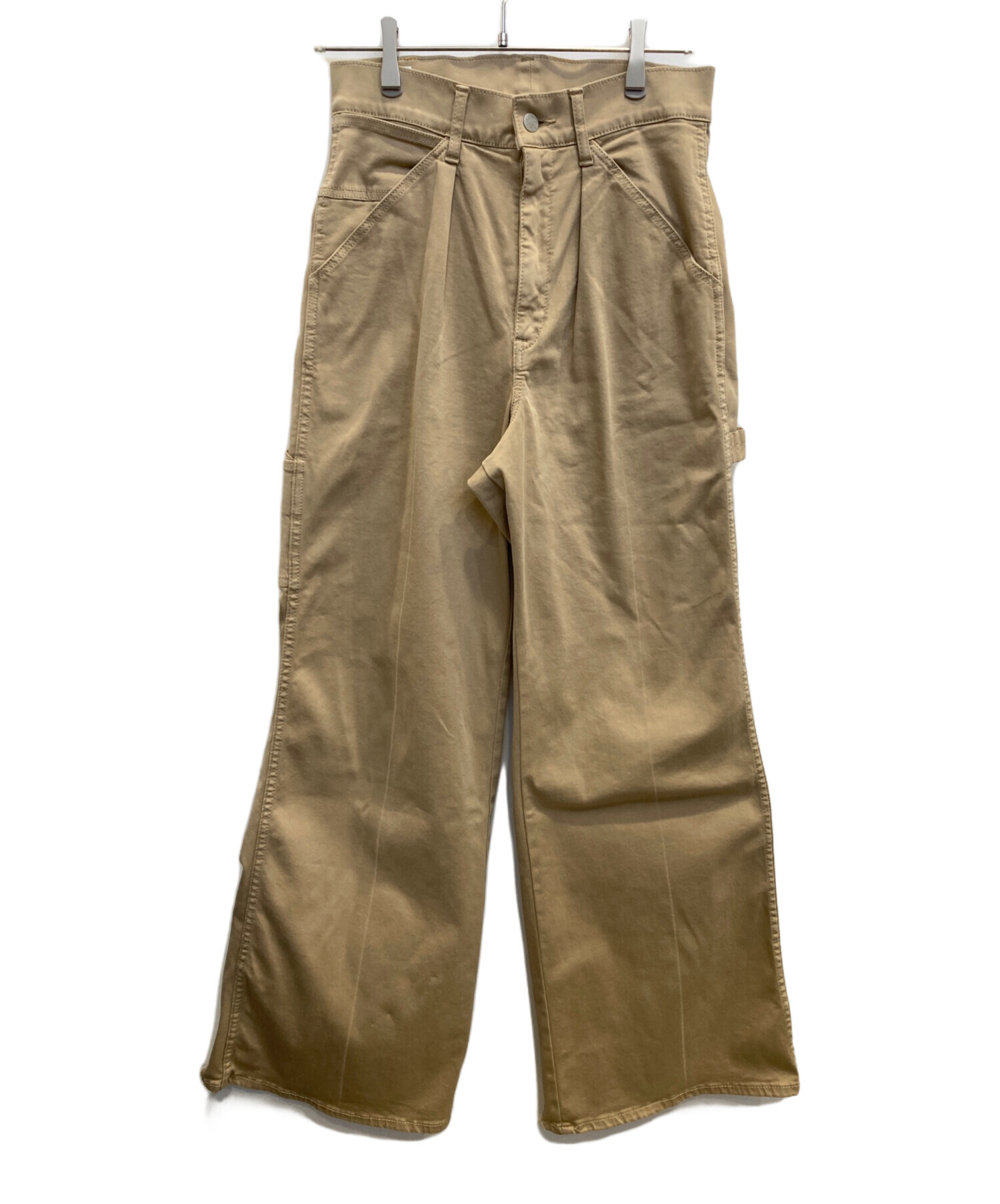 専用 【未使用タグ付】ドゥーズィエムクラス エレガント パンツ ベージュ 34 MUSE de Deuxieme classe（ミューズデドゥーズィエムクラス）の