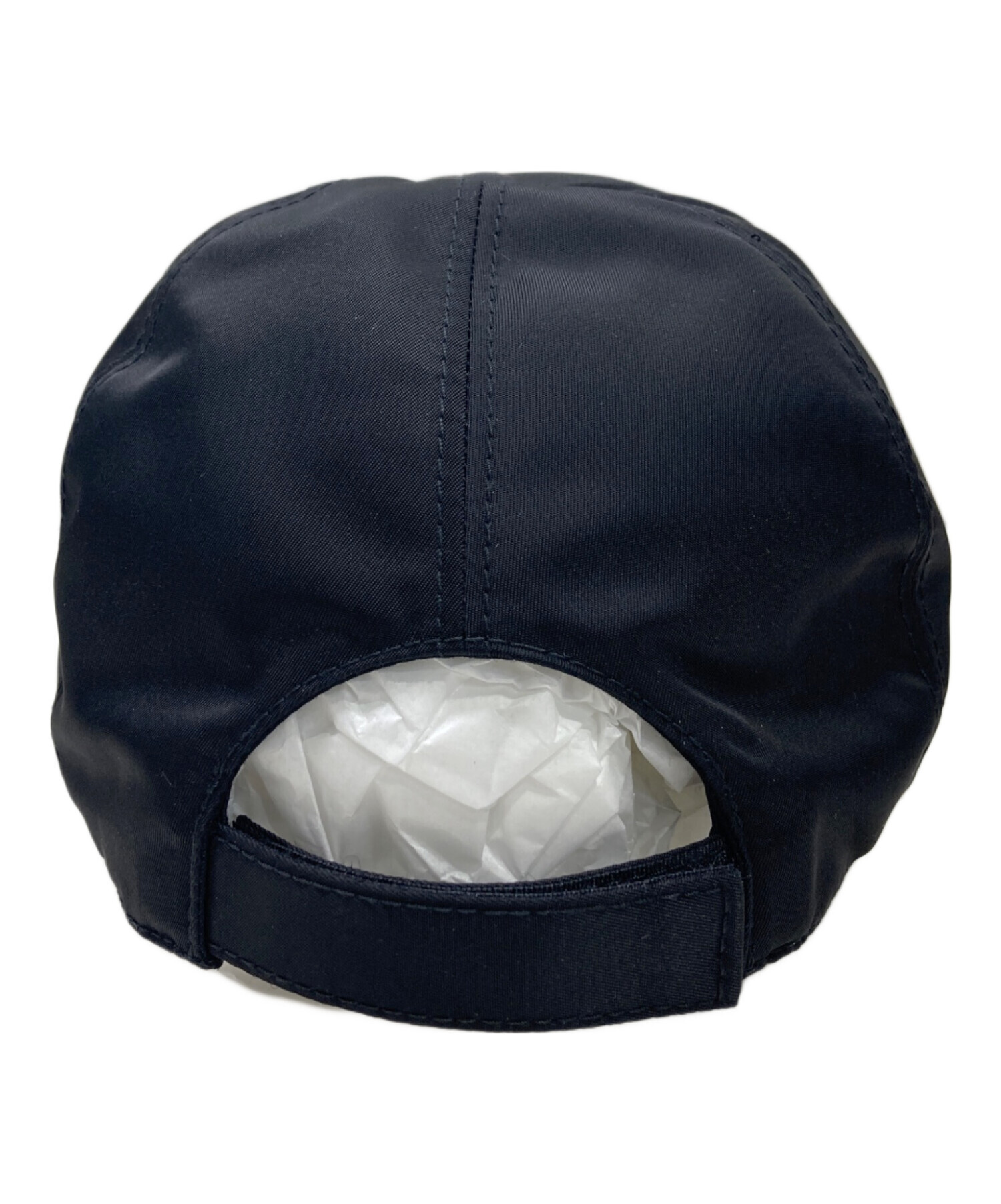 中古・古着通販】PRADA (プラダ) 三角ロゴ金具プレート ベースボール