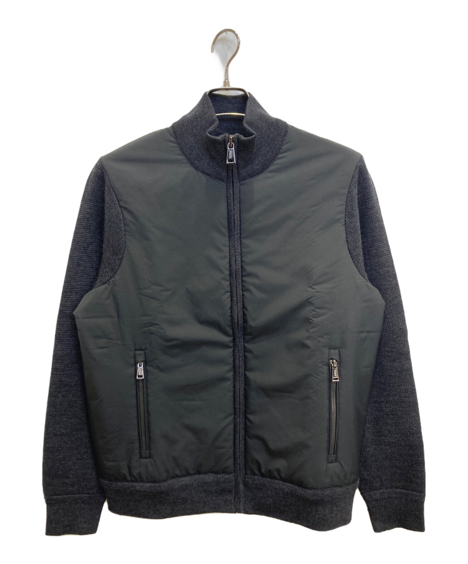 【中古】POLO RALPH LAUREN 切替中綿ジャケット サイズS グレー ポロラルフローレン[19][240019517128] 中古・古着通販】POLO RALPH LAUREN (ポロ・ラルフローレン) 中綿切替