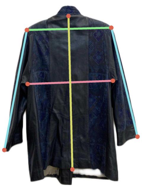 中古・古着通販】PIERRE BALMAIN (ピエール バルマン) レザーコート