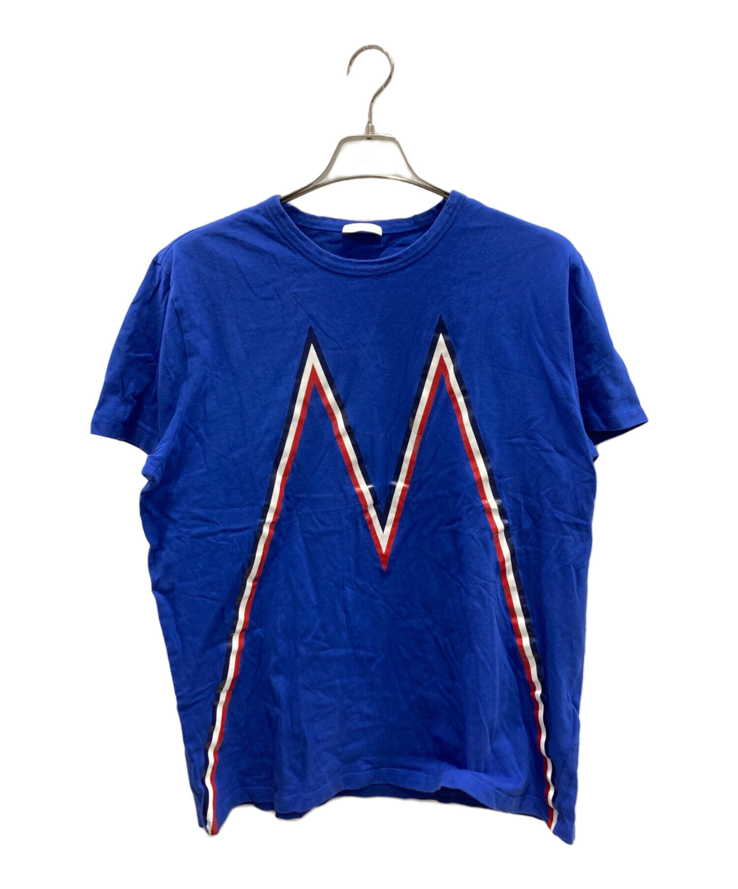 中古・古着通販】MONCLER (モンクレール) Tシャツ ブルー サイズ:XXL  