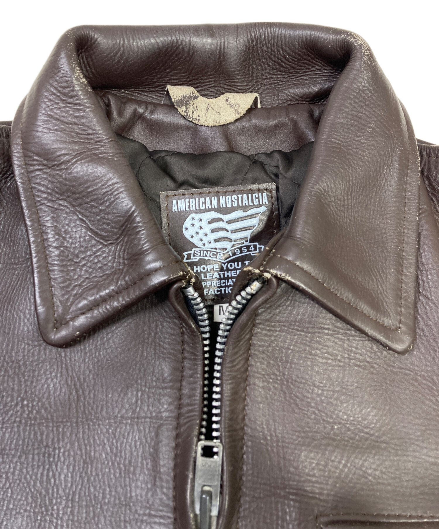 中古・古着通販】AMERICAN NOSTALGIA (アメリカンノスタルジア) レザー