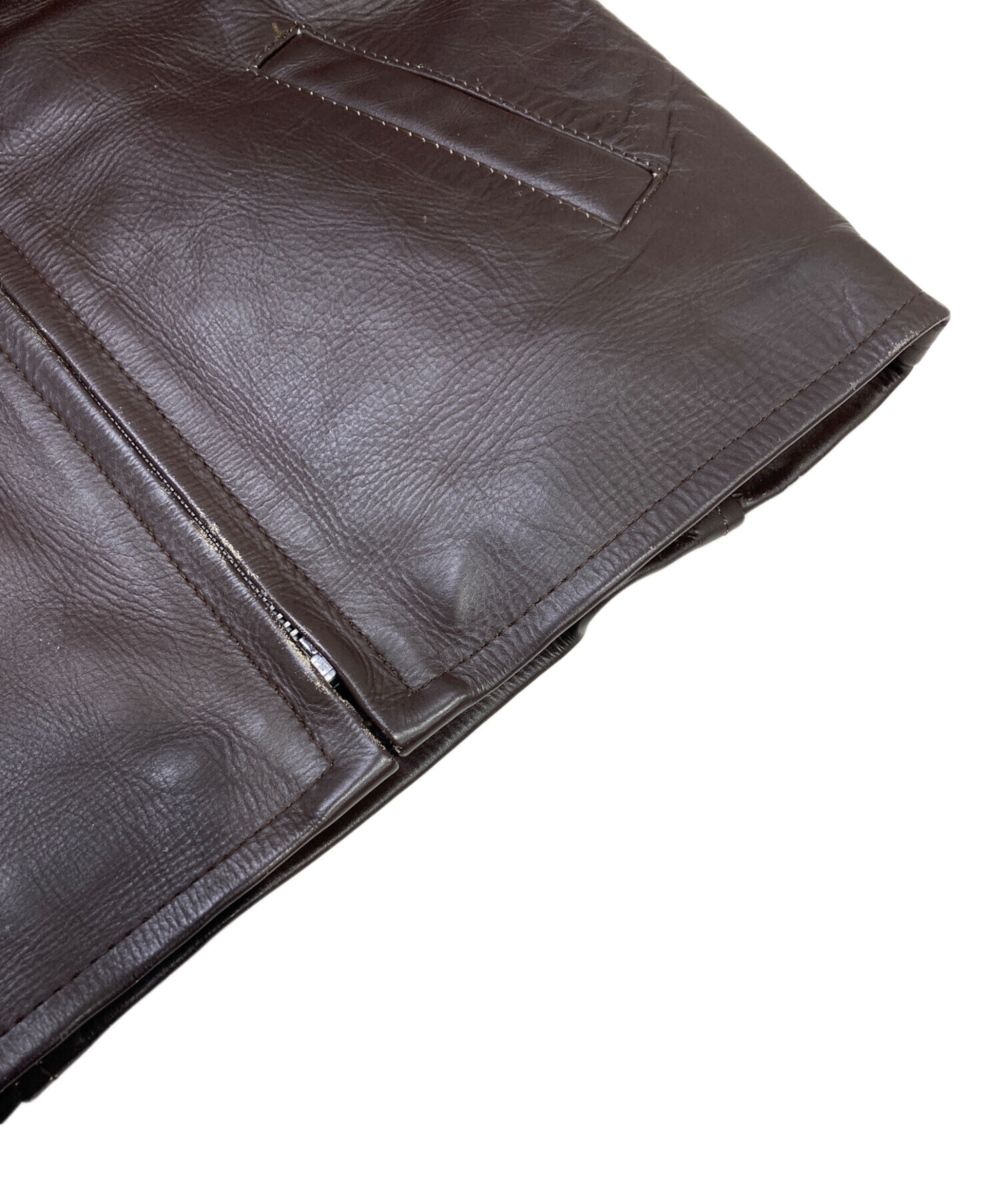 中古・古着通販】AMERICAN NOSTALGIA (アメリカンノスタルジア) レザー