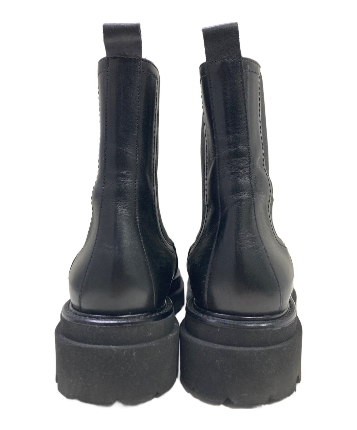 中古・古着通販】PASCUCCI (パスクッチ) サイドゴアブーツ ブラック 