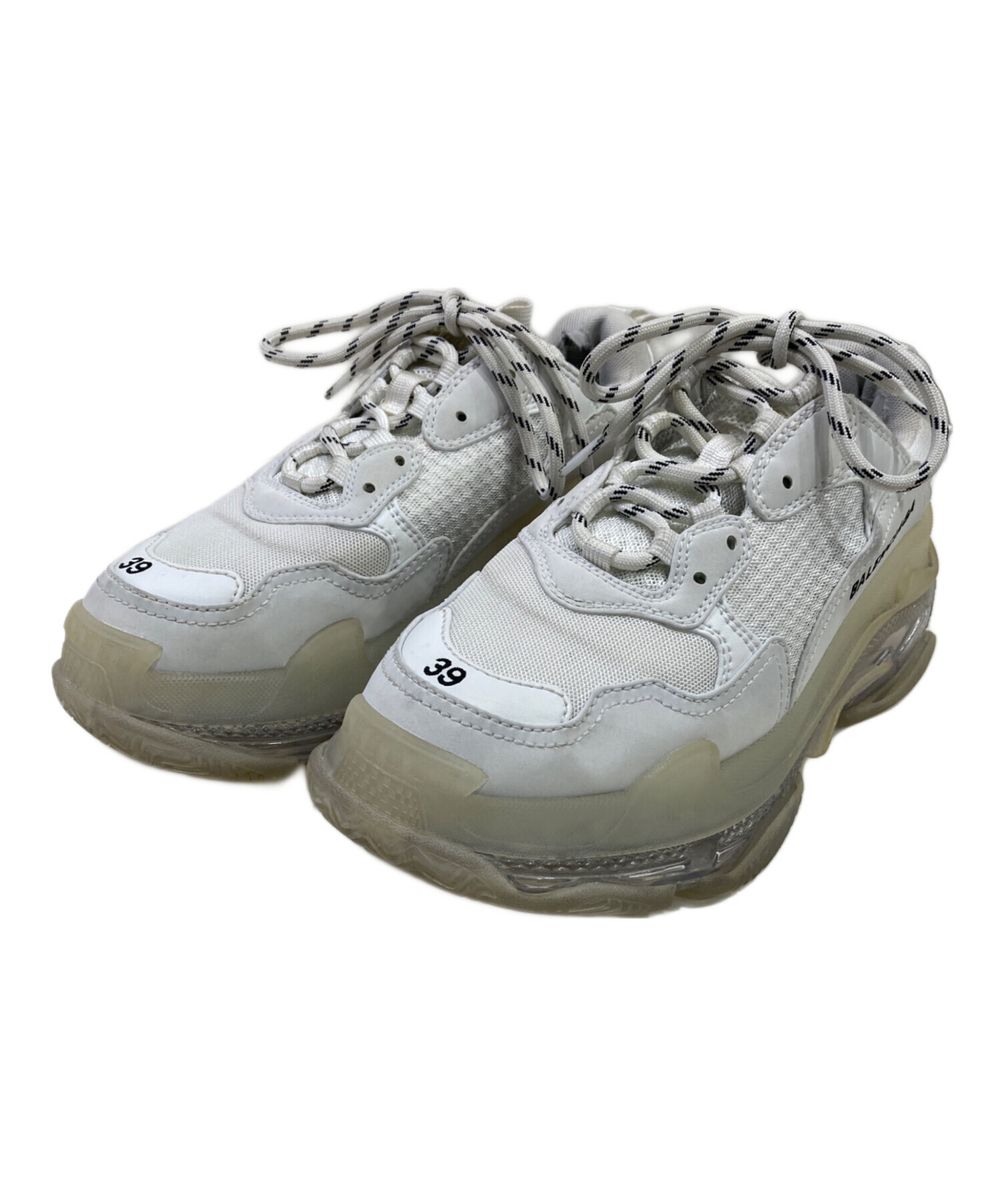 中古・古着通販】BALENCIAGA (バレンシアガ) スニーカー ホワイト 
