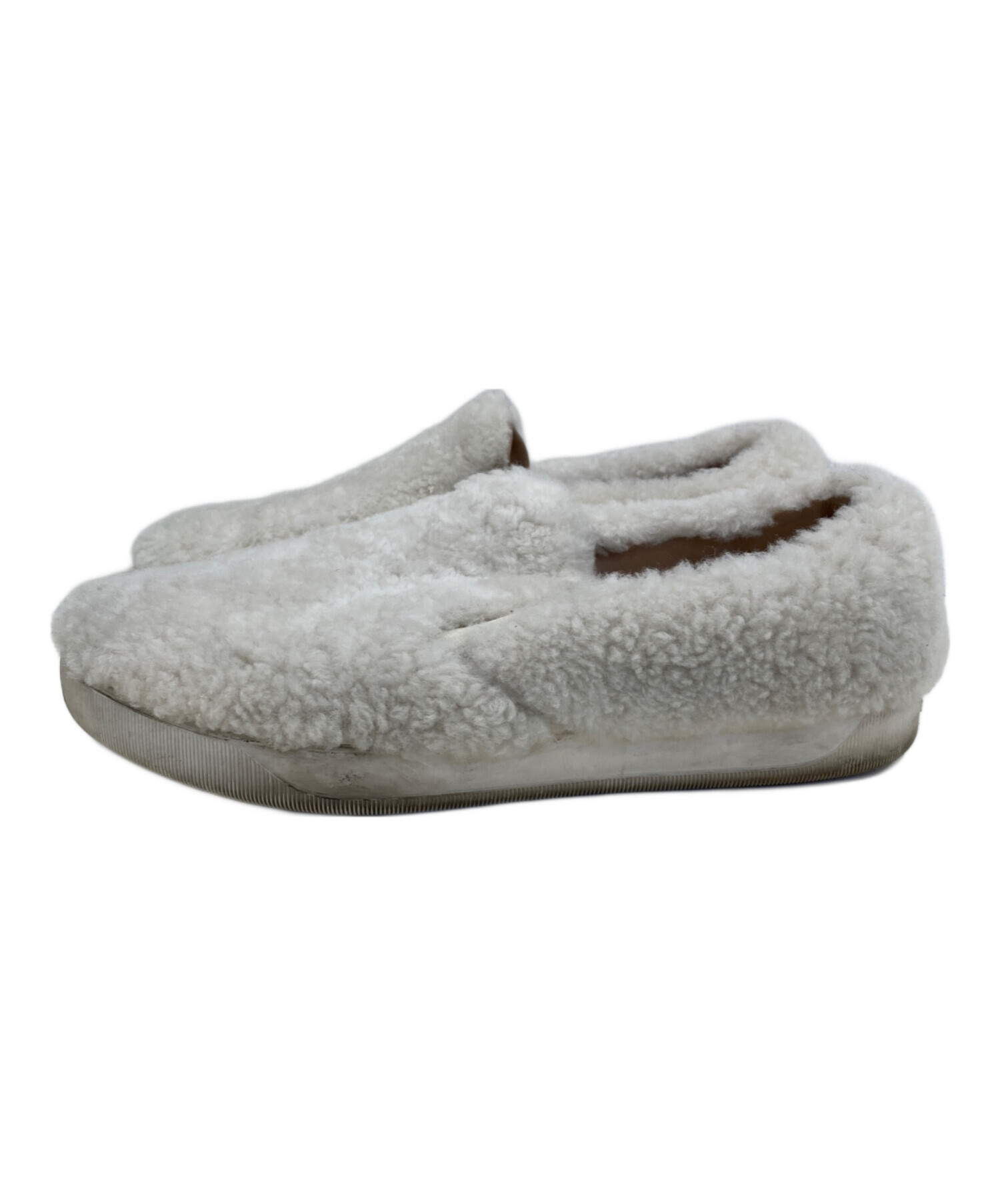 中古・古着通販】MONCLER (モンクレール) スリッポン ホワイト サイズ 