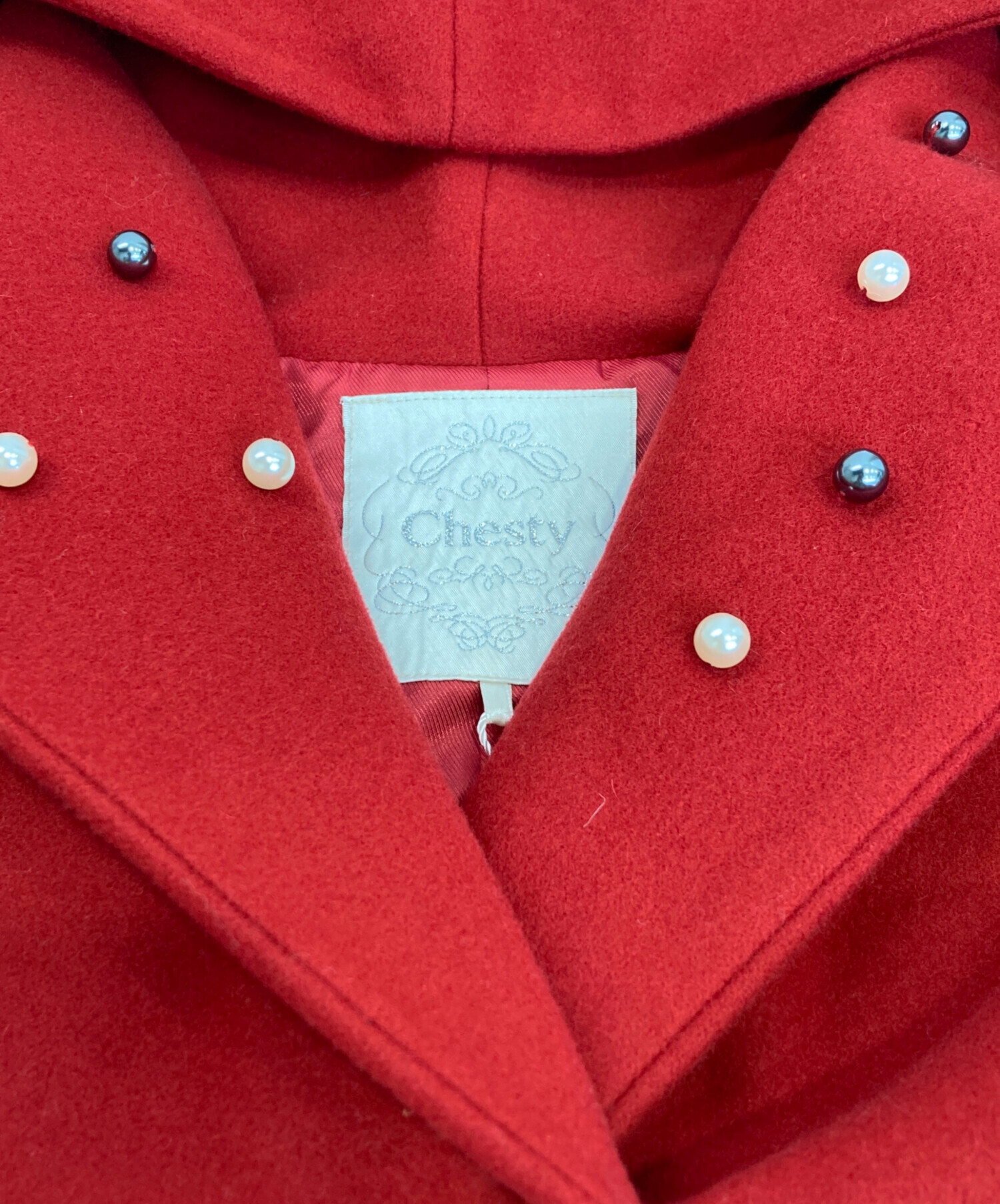 中古・古着通販】CHESTY (チェスティ) コート レッド サイズ:1(L