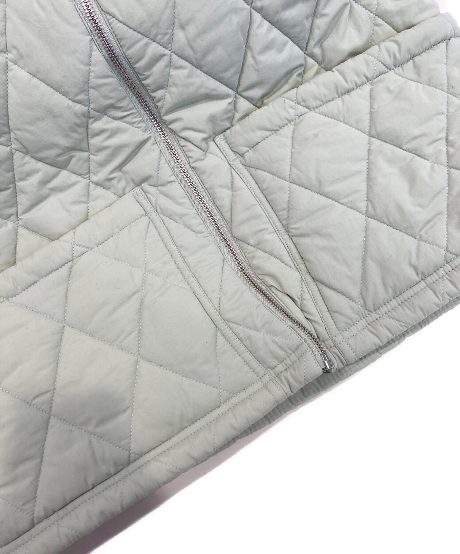 中古・古着通販】stussy (ステューシー) Diamond Quilted Vest 黄緑 