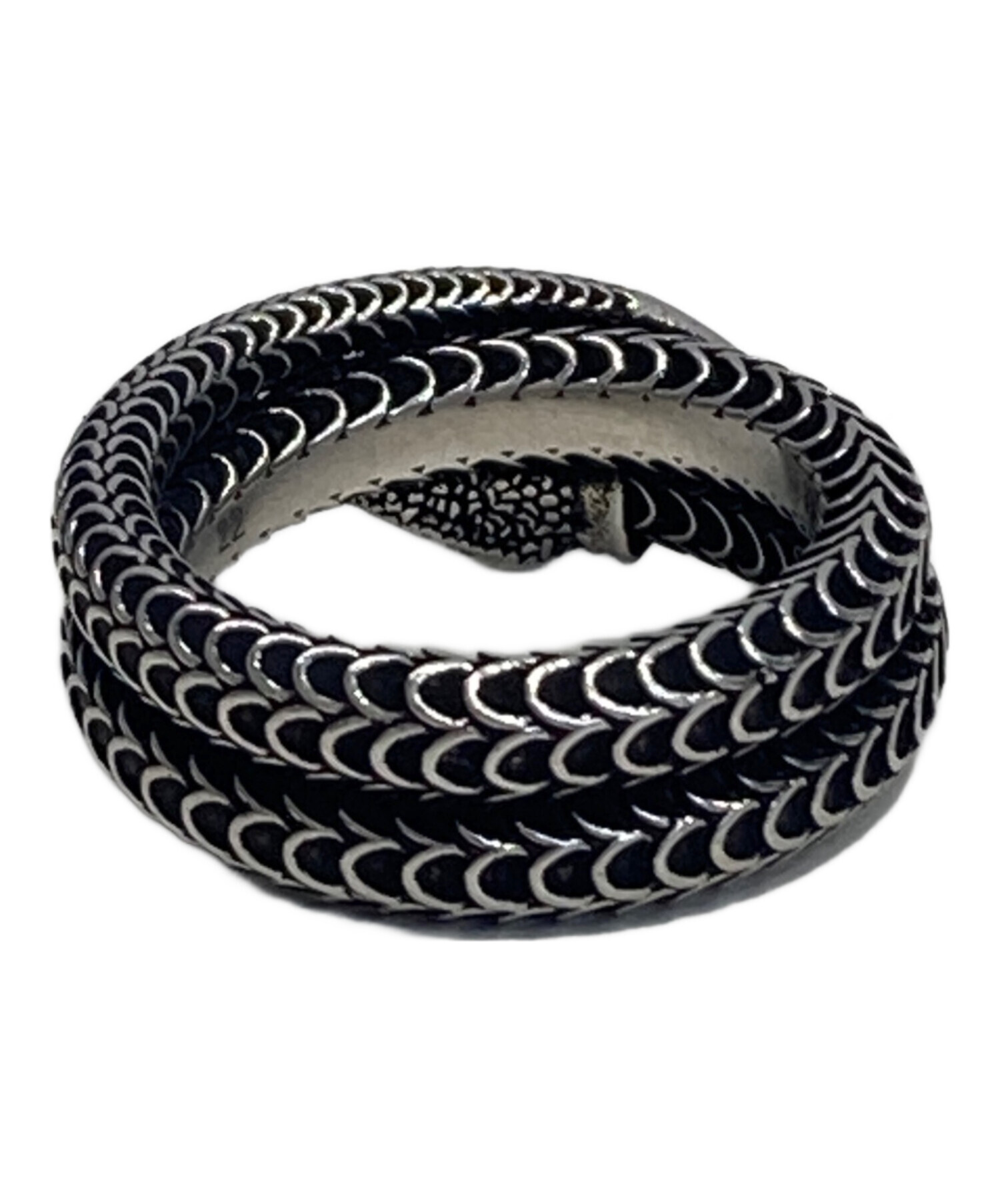 中古・古着通販】GUCCI (グッチ) スネークリング シルバー サイズ:22号 