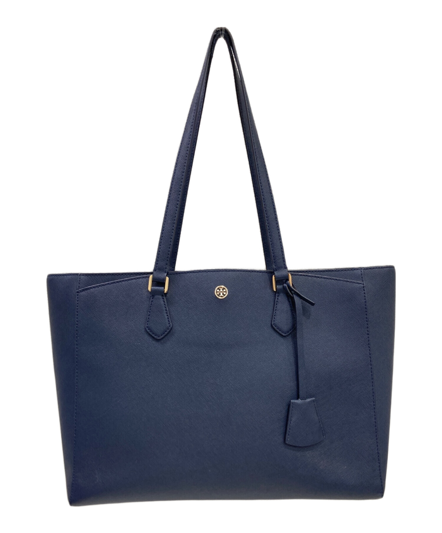 中古・古着通販】TORY BURCH (トリーバーチ) Robinson Tote ネイビー 
