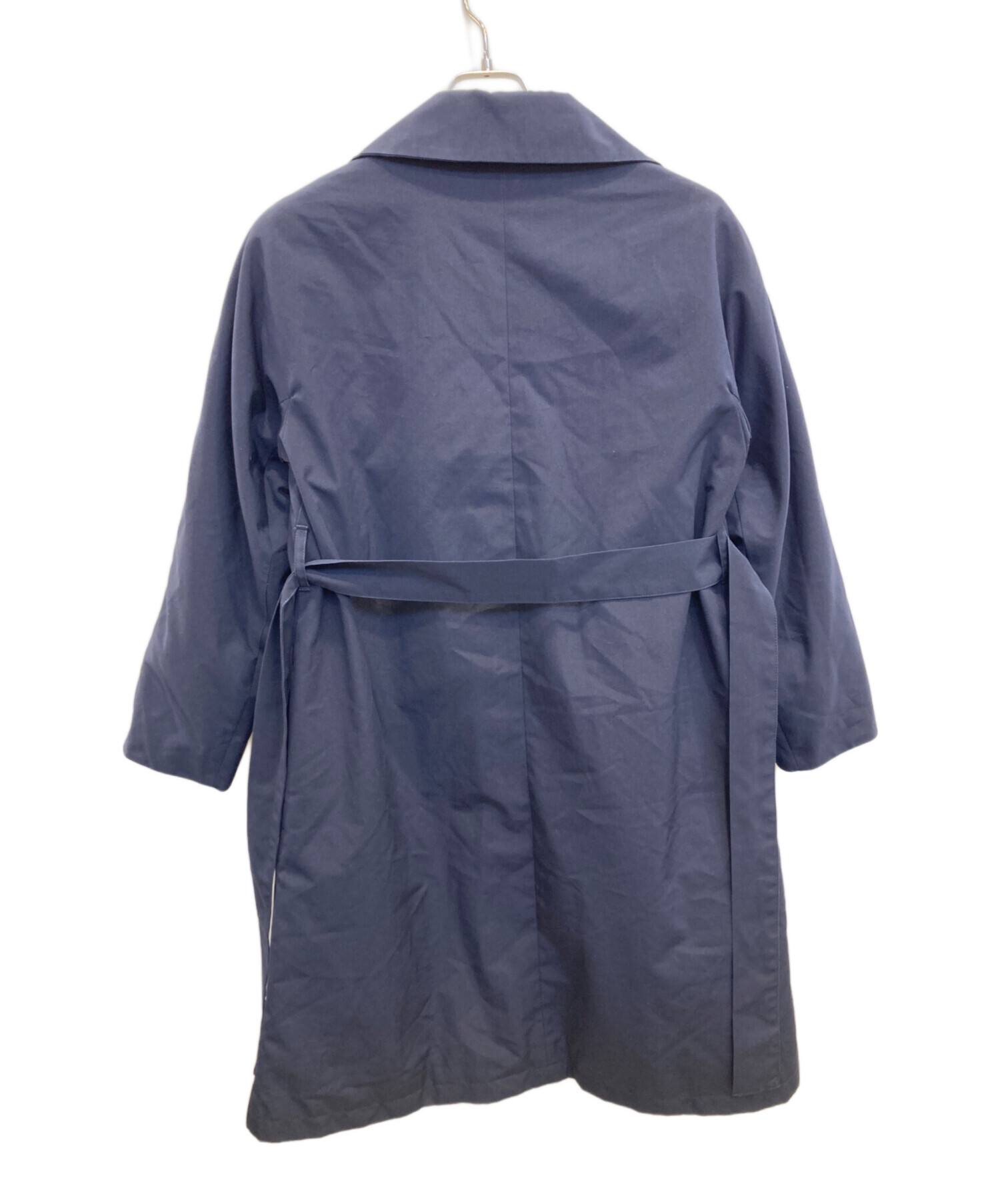 TOMORROWLAND トレンチコート ダウン ベルト ネイビー 34 中古・古着通販】TOMORROW LAND (トゥモローランド) ポリエステル