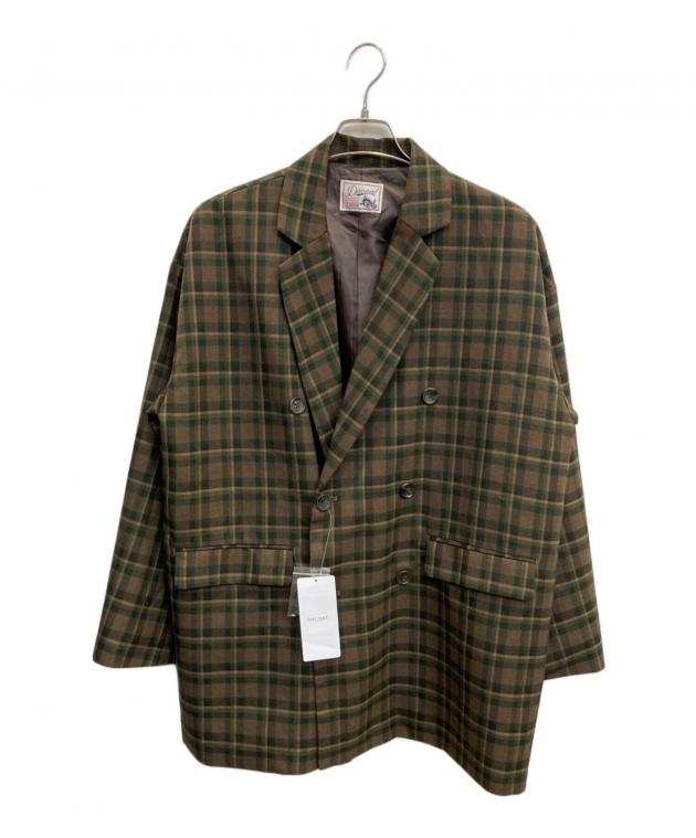 中古・古着通販】Discoat (ディスコート) チェック柄 ダブルブレスト