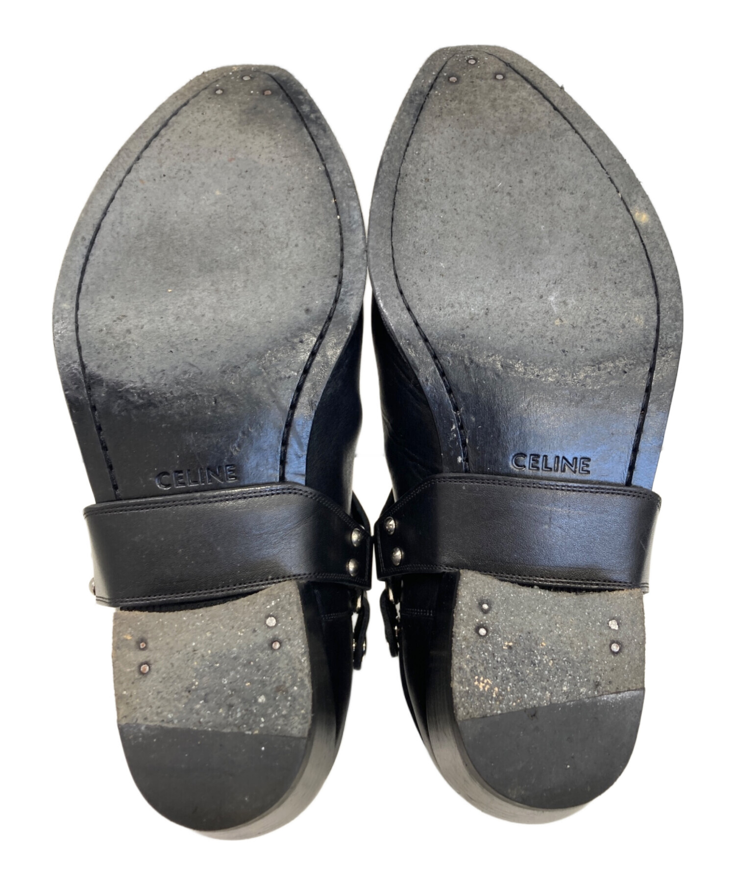 中古・古着通販】CELINE (セリーヌ) サイドゴアハーネス チェルシー