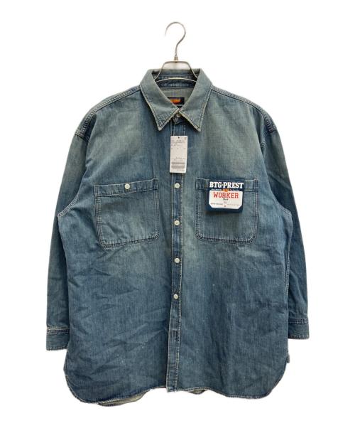 新品未使用 BIG JOHN × FRAMeWORK ビッグデニムシャツ 3048002879306351_01_7119w.jpeg