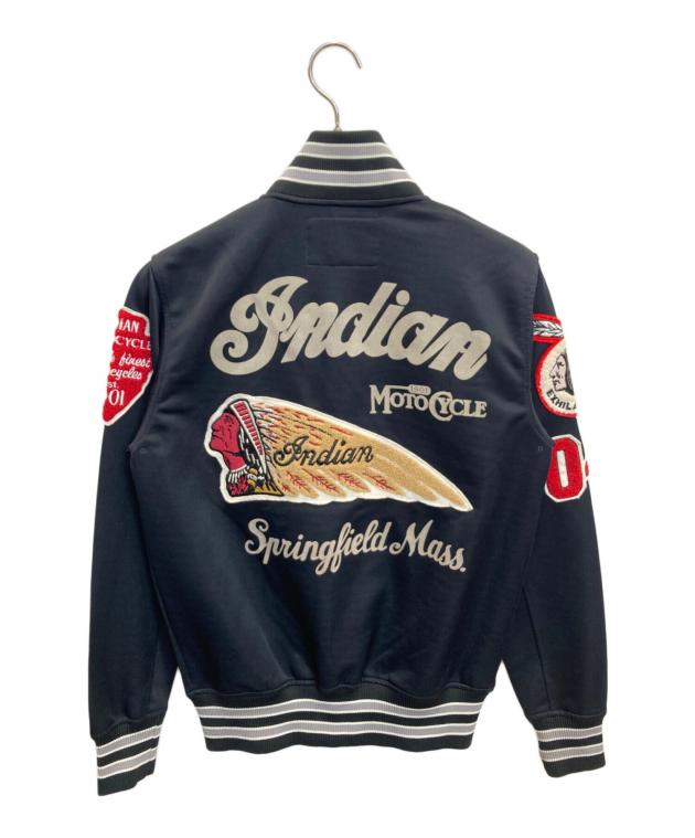 中古・古着通販】INDIAN (インディアン) スタジャン ブラック サイズ:M 