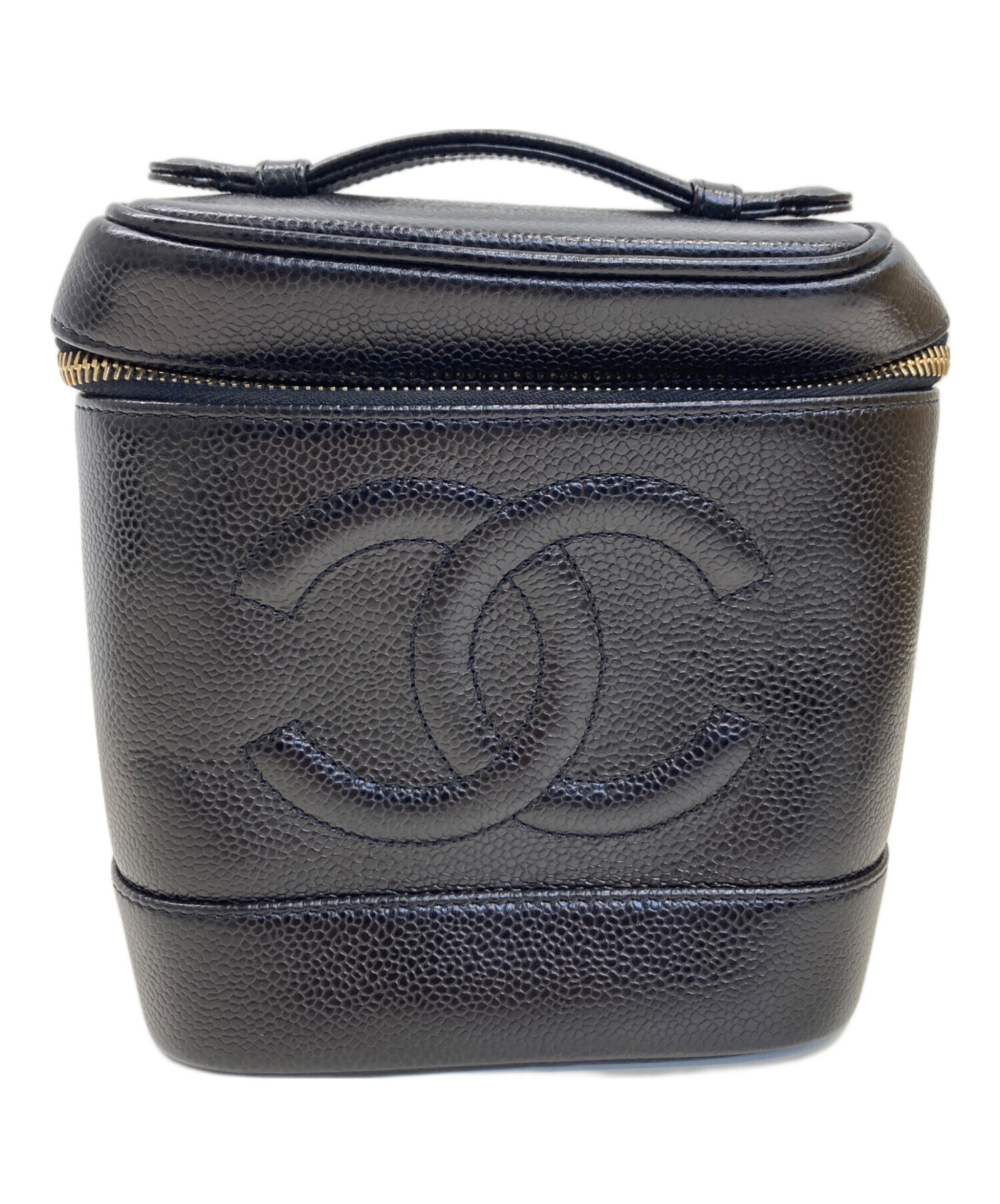 中古・古着通販】CHANEL (シャネル) バニティバッグ ブラック