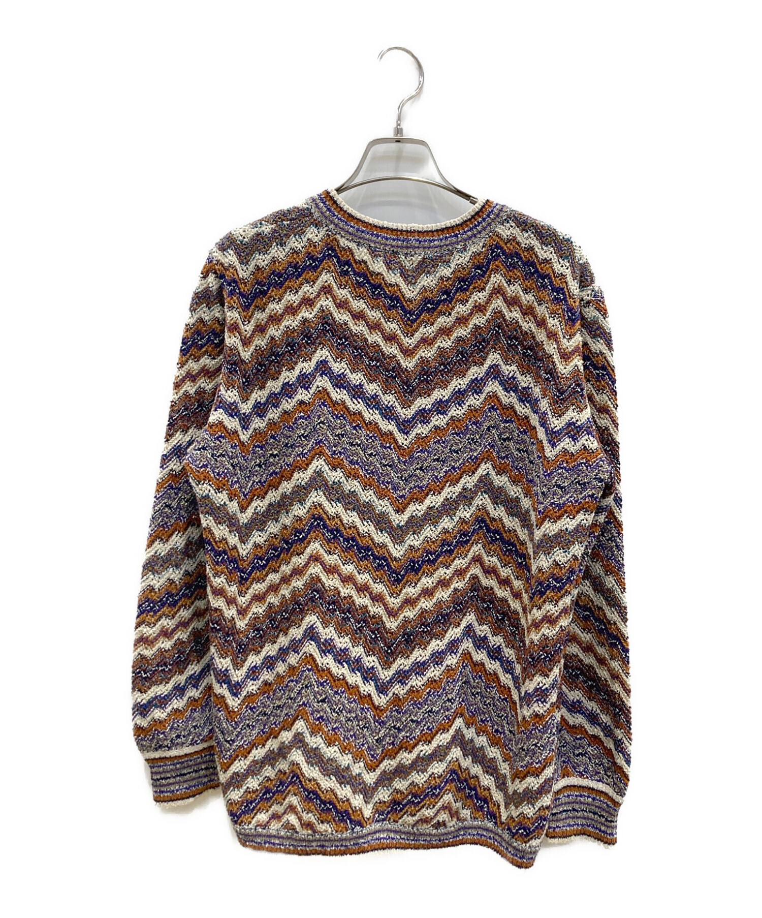 MISSONI ミッソーニ カシュクールニット サイズ:44 シアー 大きいサイズ    ベージュ レディース / 240001160140 MISSONI（ミッソーニ）