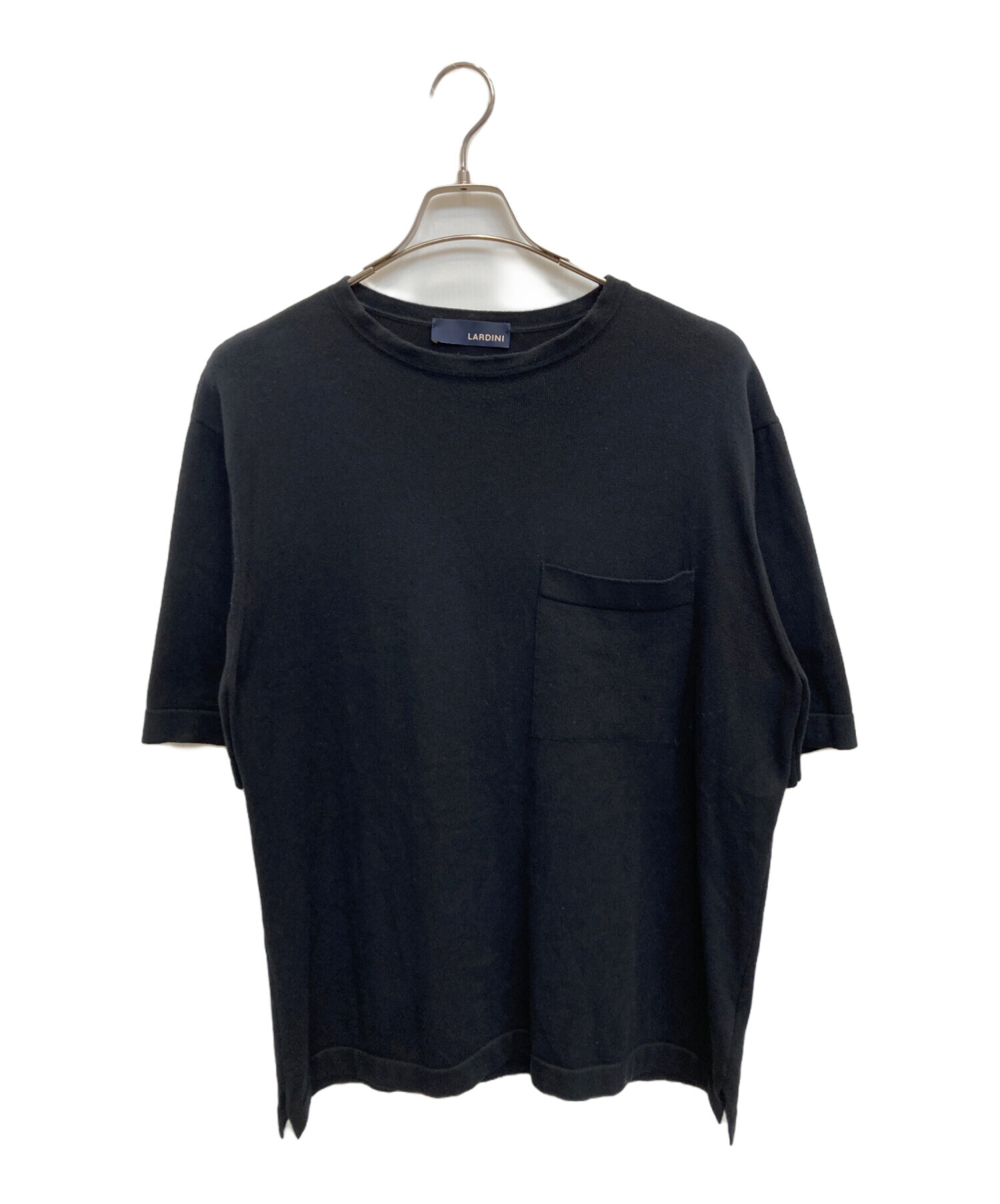 中古・古着通販】LARDINI (ラルディーニ) 半袖ニット ネイビー サイズ 