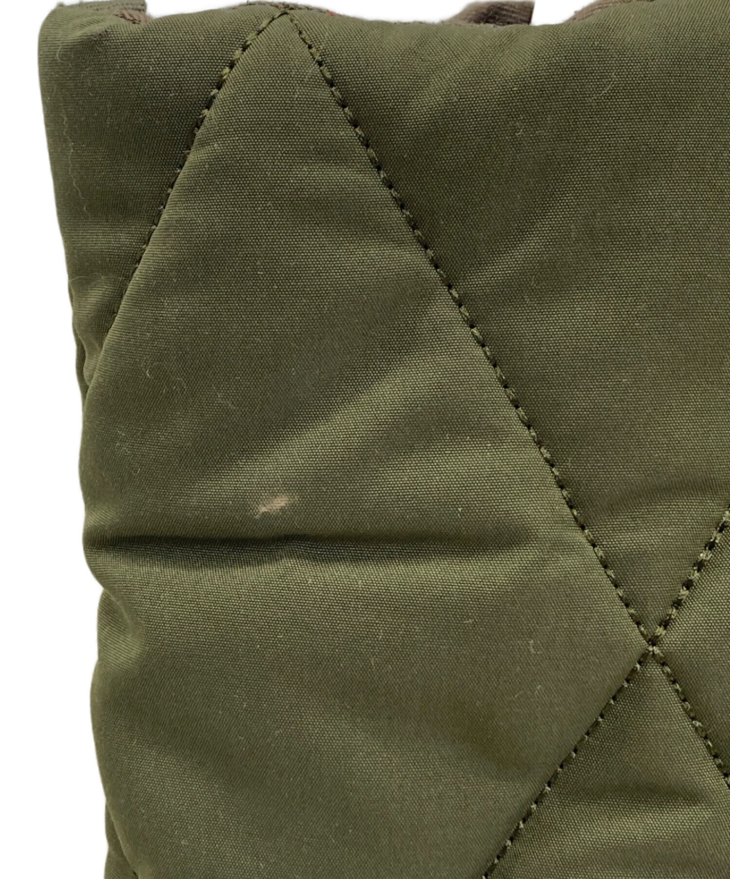 中古・古着通販】Barbour (バブアー) キルティングトートバッグ カーキ 