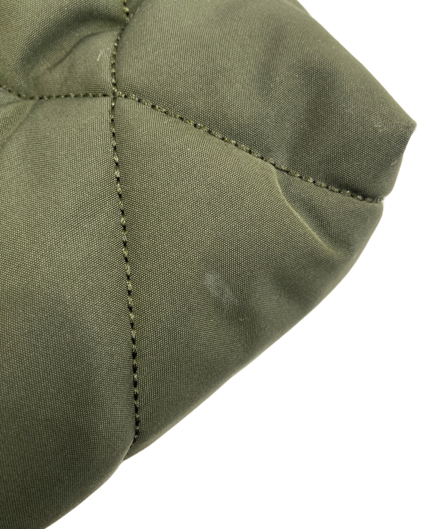 中古・古着通販】Barbour (バブアー) キルティングトートバッグ カーキ 