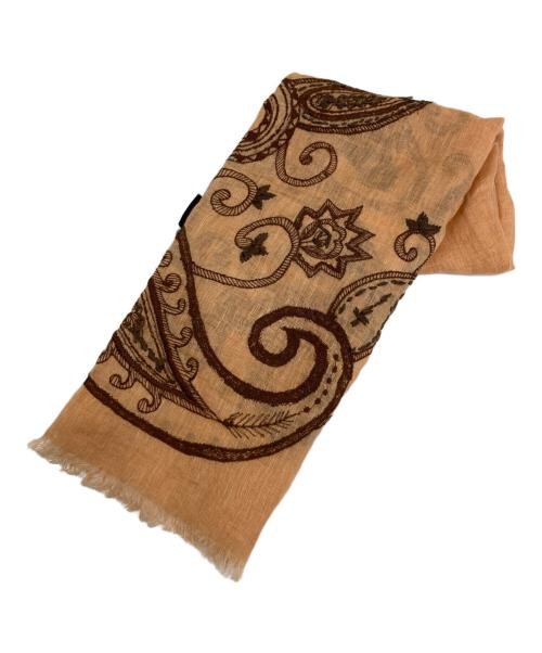 新品 タグ付き エトロ ETRO シルク100% ストール ベージュ 箱入り ETRO - □美品□ ETRO エトロ シルク100% ペイズリー柄 スカーフ