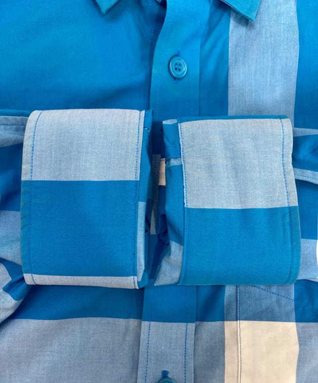中古・古着通販】BURBERRY (バーバリー) シャツ ブルー サイズ:S