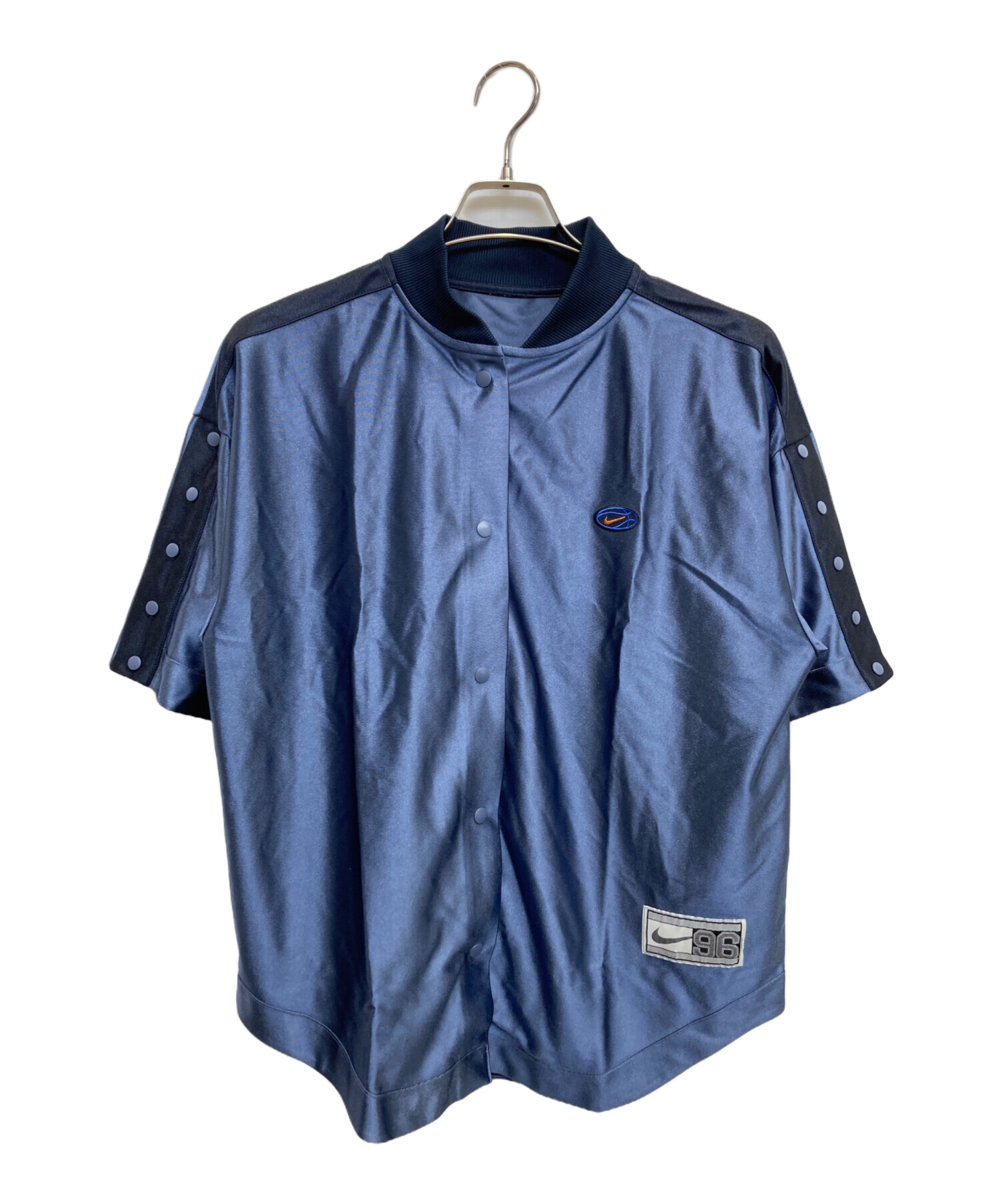 中古・古着通販】NIKE (ナイキ) 半袖スタジャン ネイビー サイズ:M 